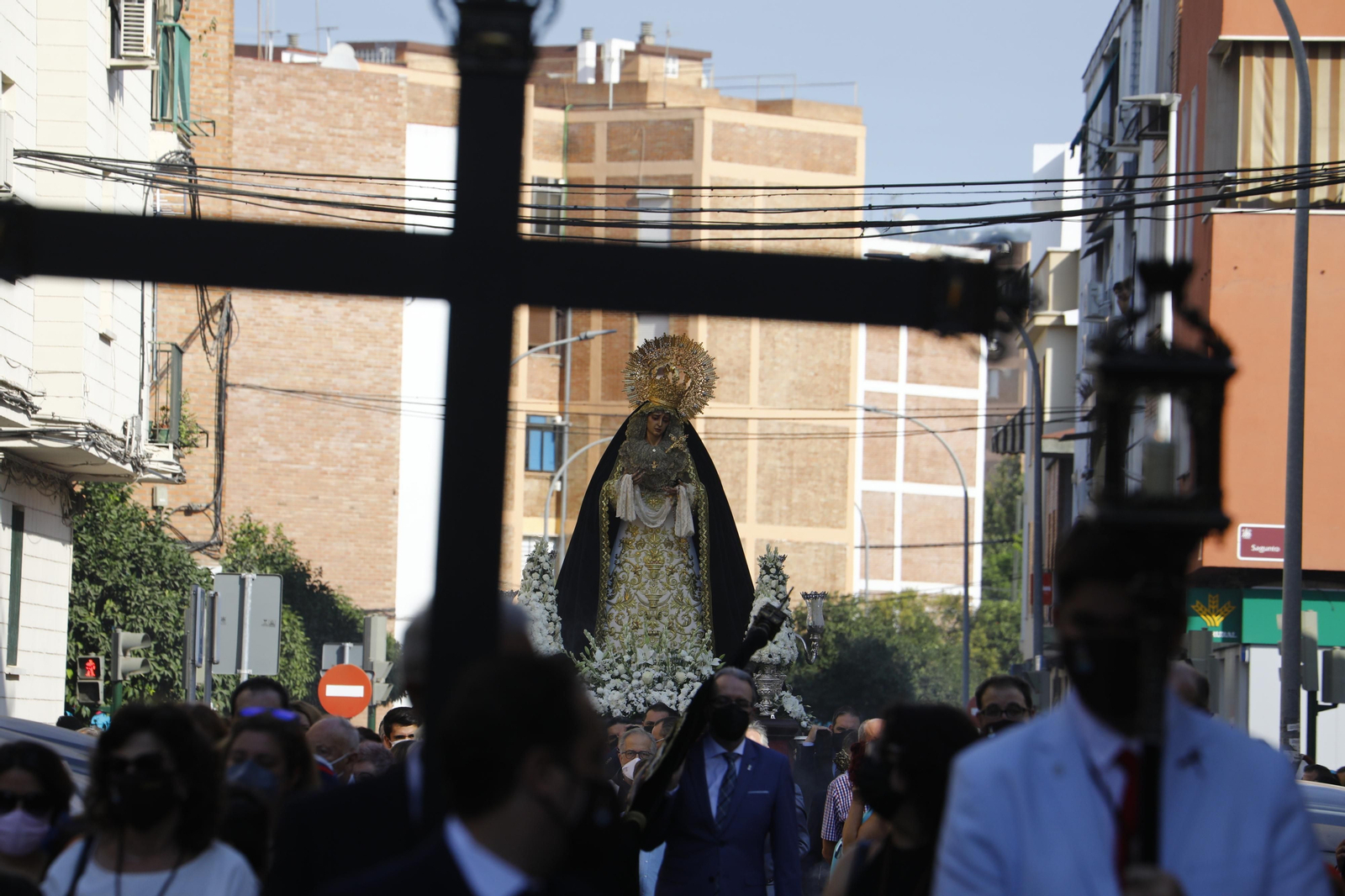 La procesión de la Virgen de la Soledad de Córdoba, en fotografías