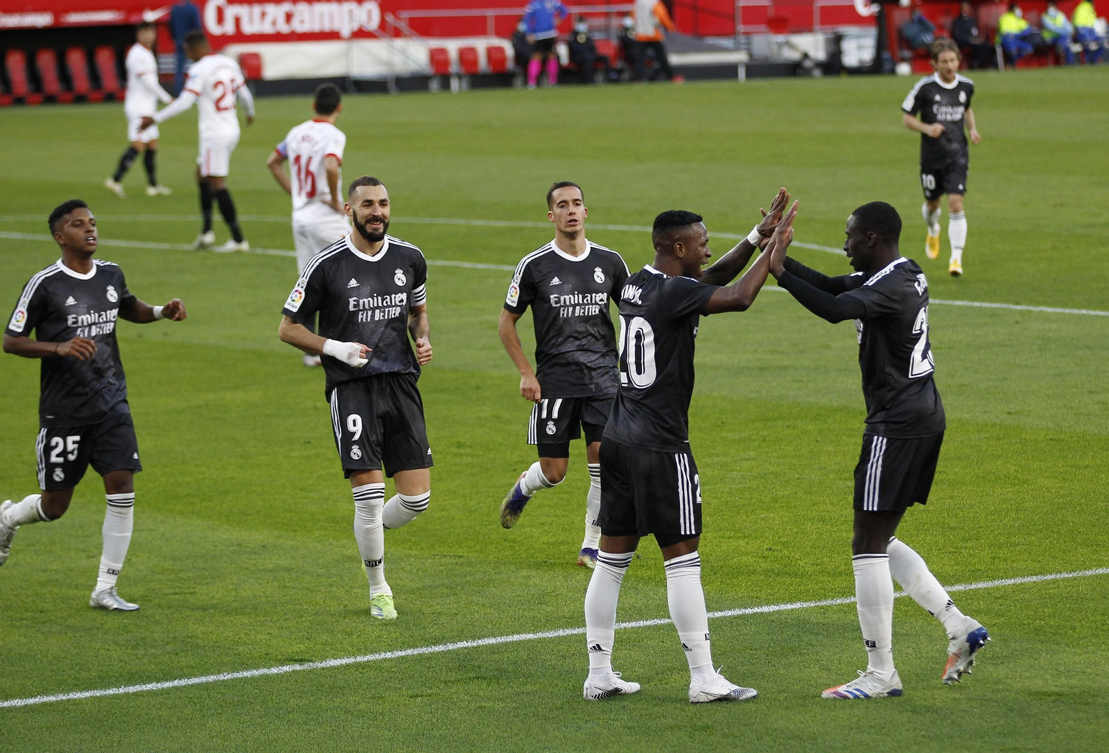 Las imágenes del Sevilla -Real Madrid