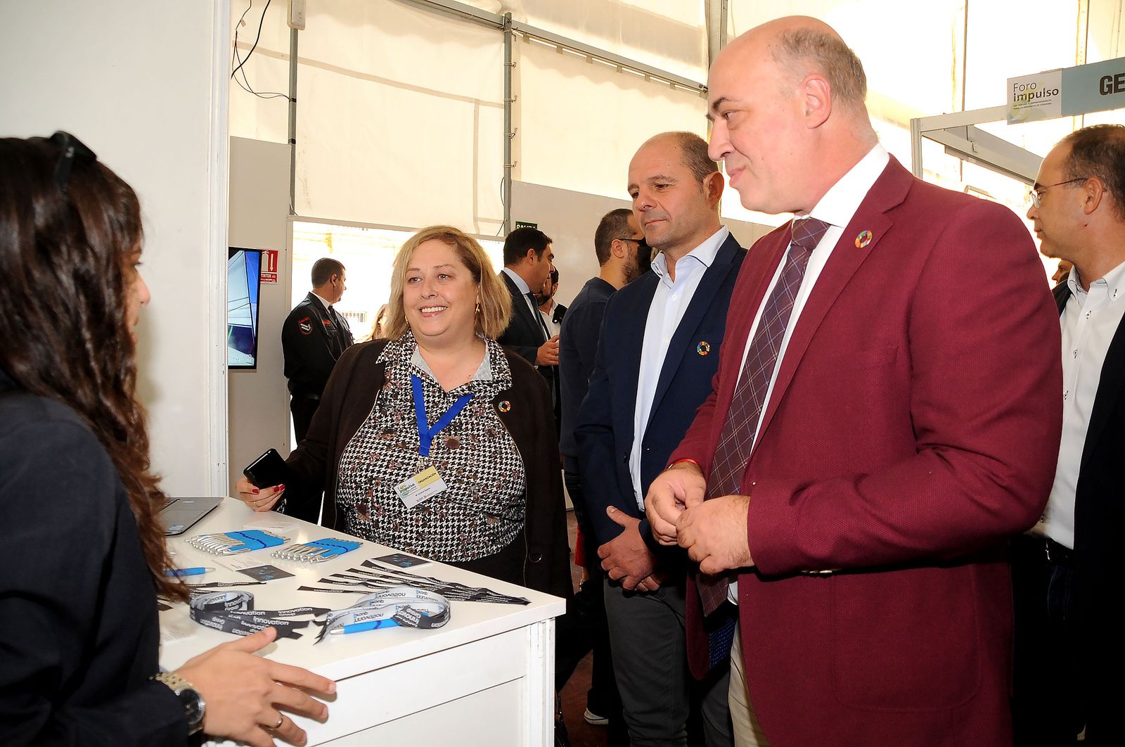 El presidente de la Diputación, Antonio Ruiz, en la inauguración del Foro de Empleo.