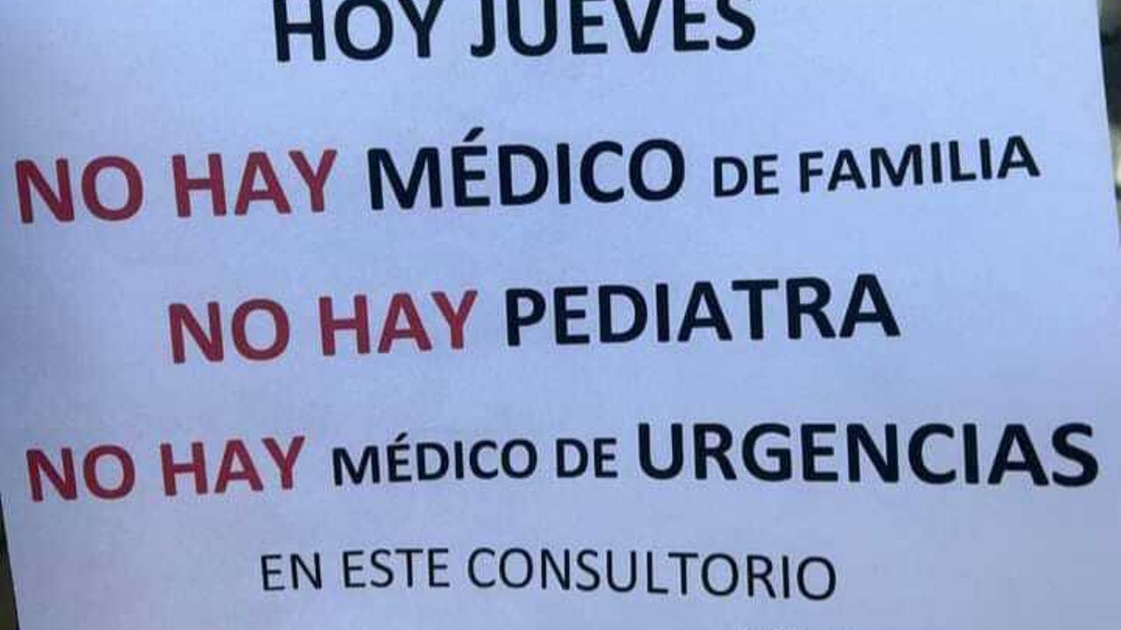 Cartel informativo en la Zona Básica de Estepa.