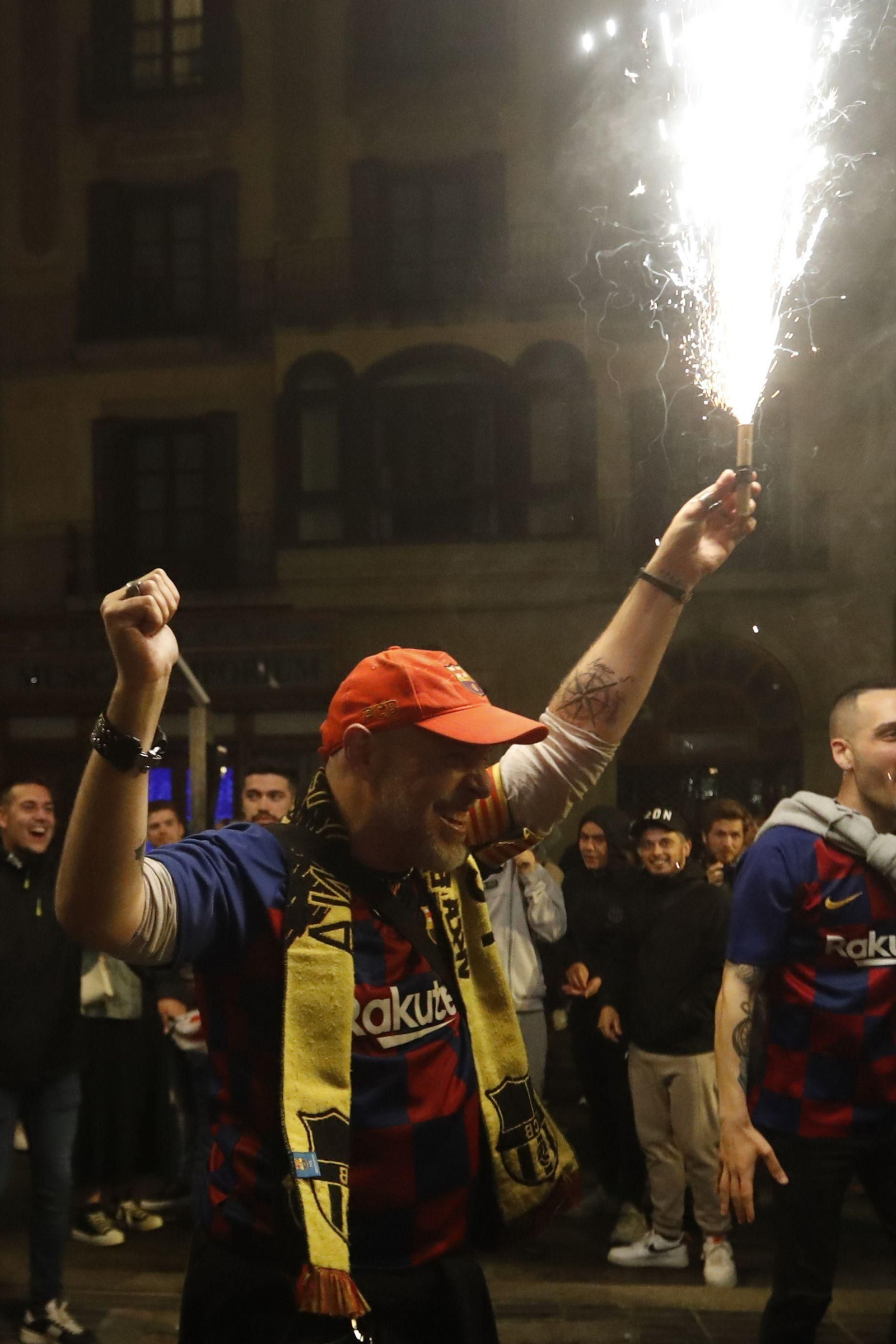 Las fotos de la celebración fallida del Barcelona ante el Espanyol