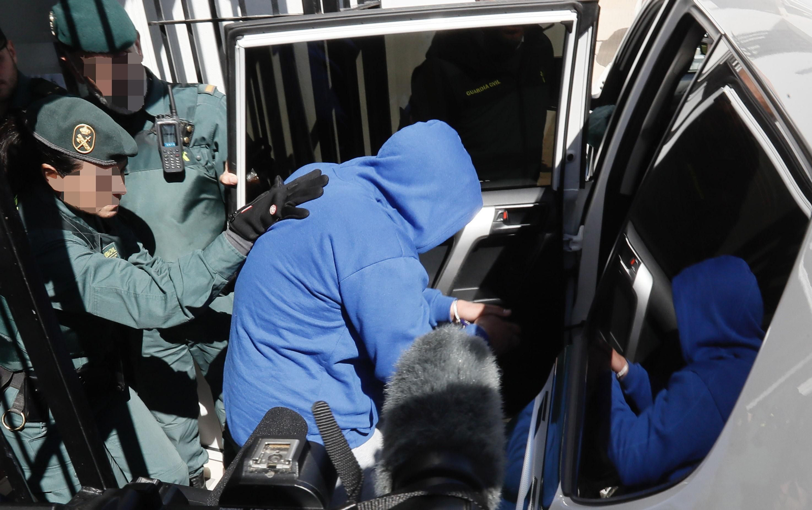 Fotos de la reconstrucción del crimen de El Rubio