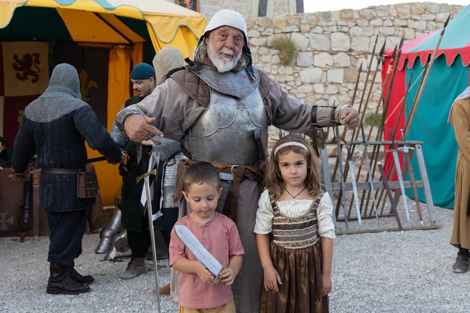 Moradores del Castillo de Jaén, recreación histórica de la Edad Media en el Cerro de Santa Catalina