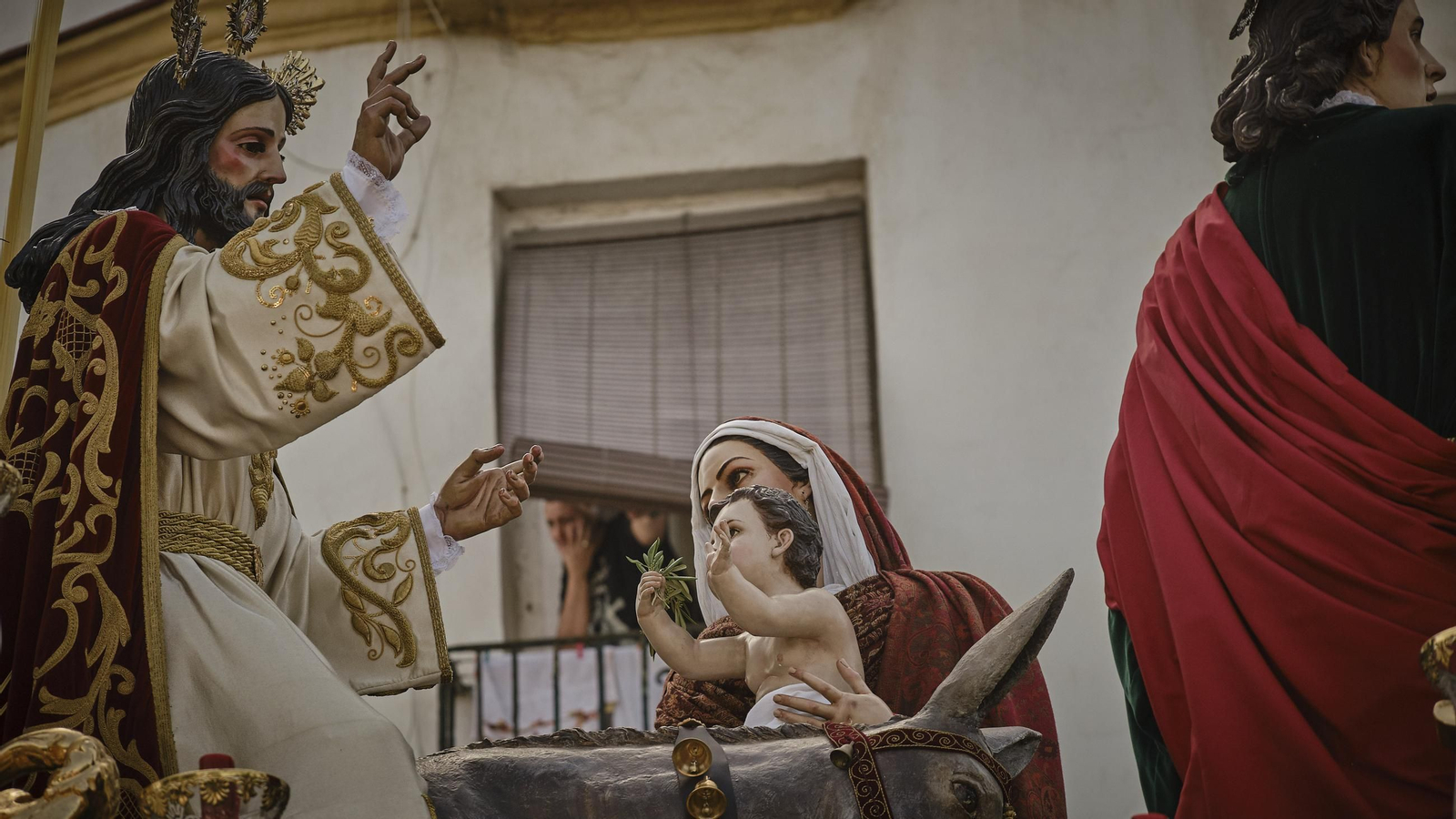 El Señor de la Paz en su paso.