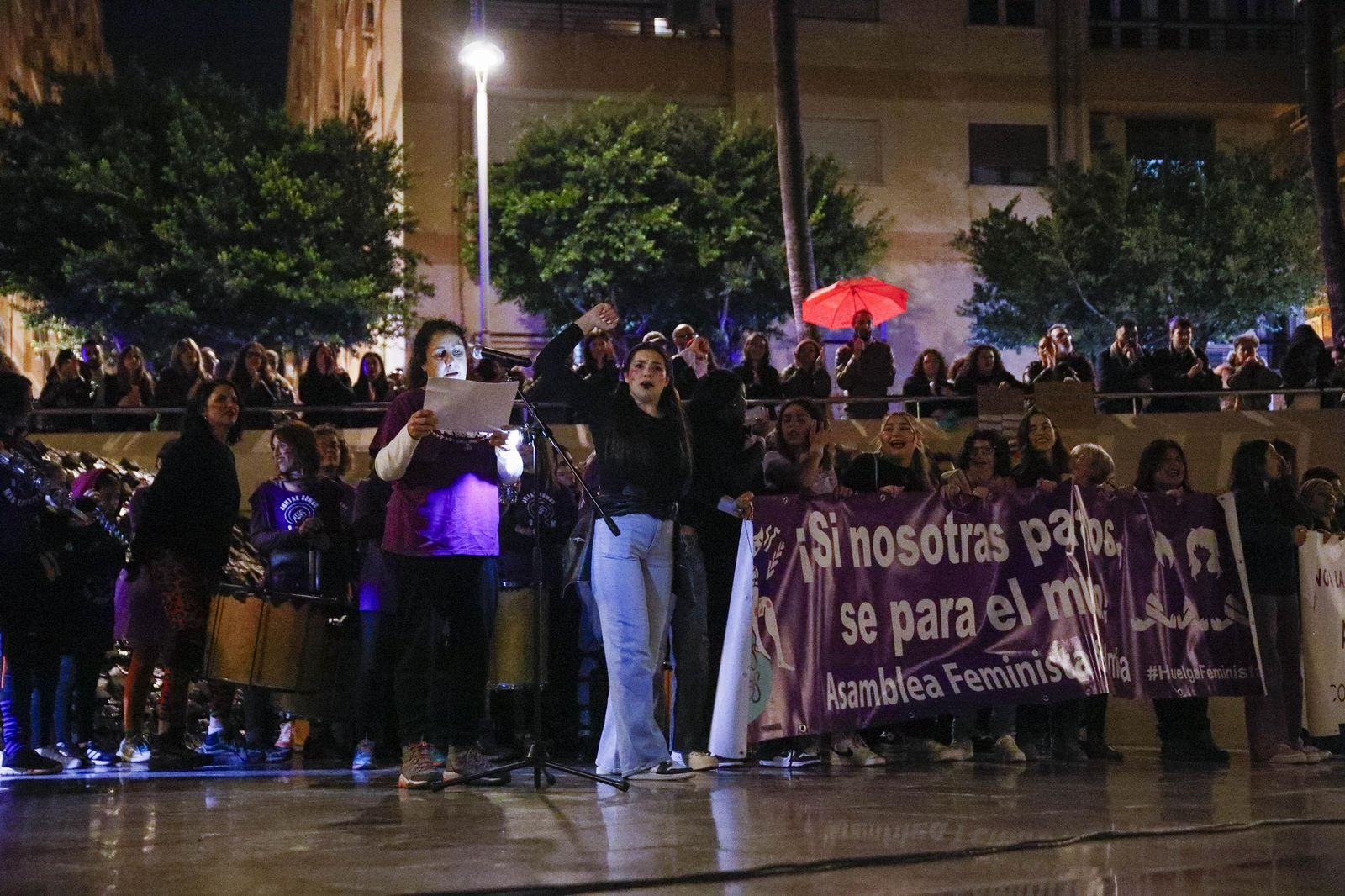Las imágenes de la manifestación realizada por Asamblea Feminista 8M en Almería
