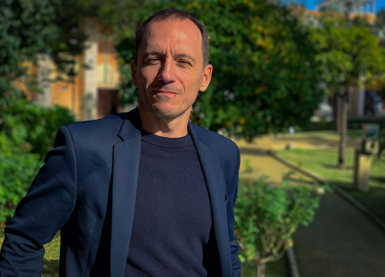 El director de cine Manuel H. Martín.