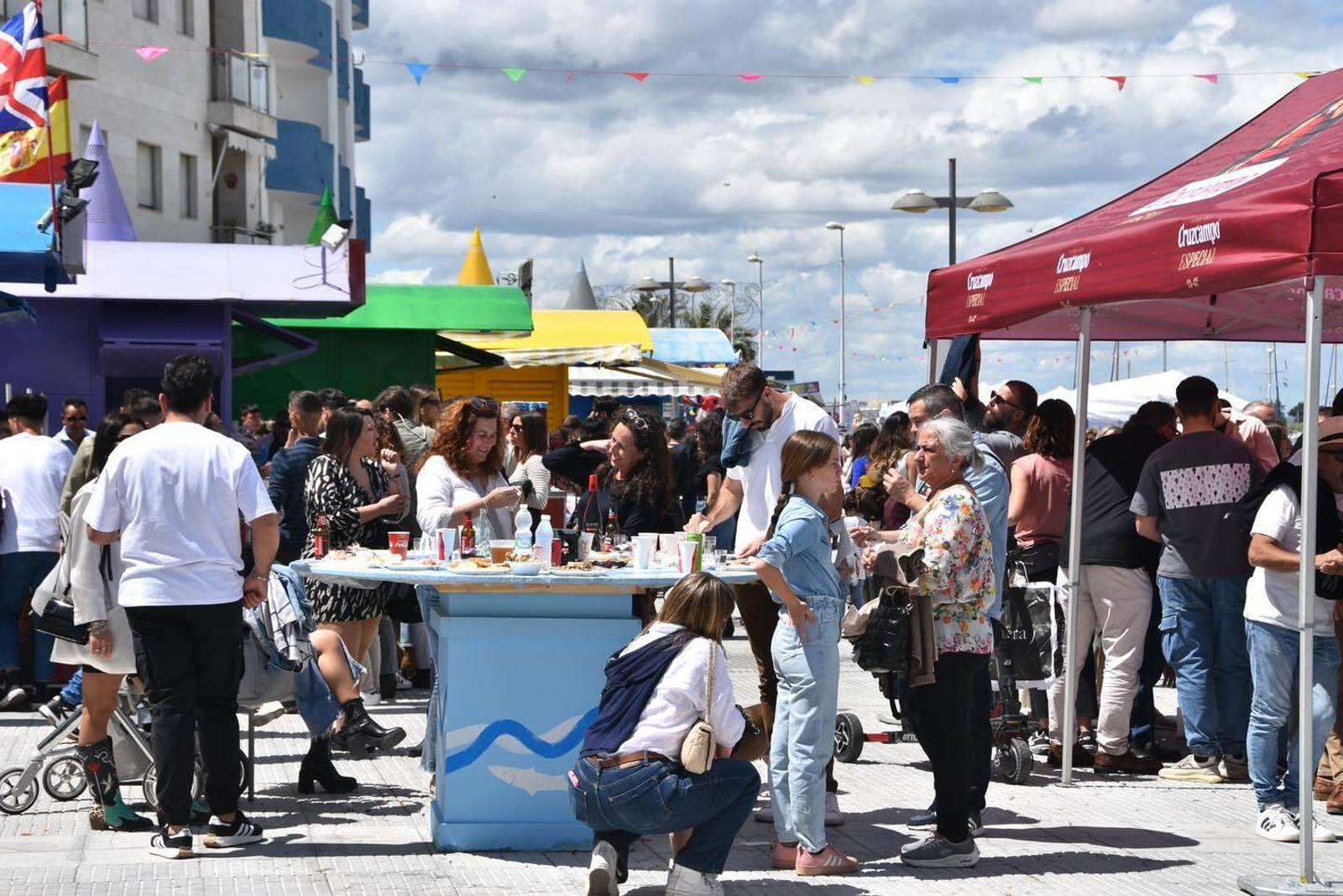 Feria de la Gamba de Punta Umbría: el gran ambientazo de este sábado en Punta Umbría