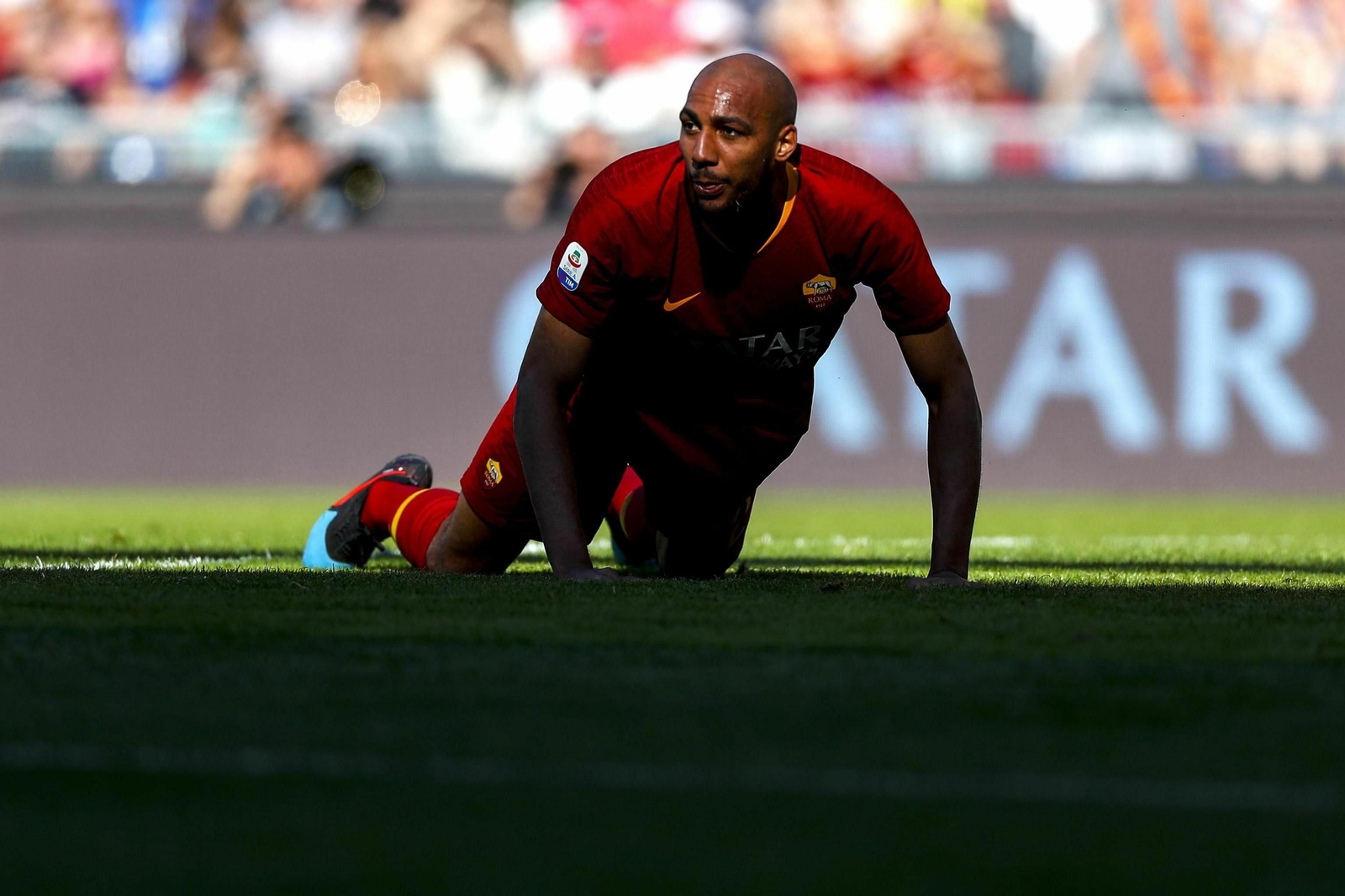 Steven Nzonzi, jugador de la Roma.