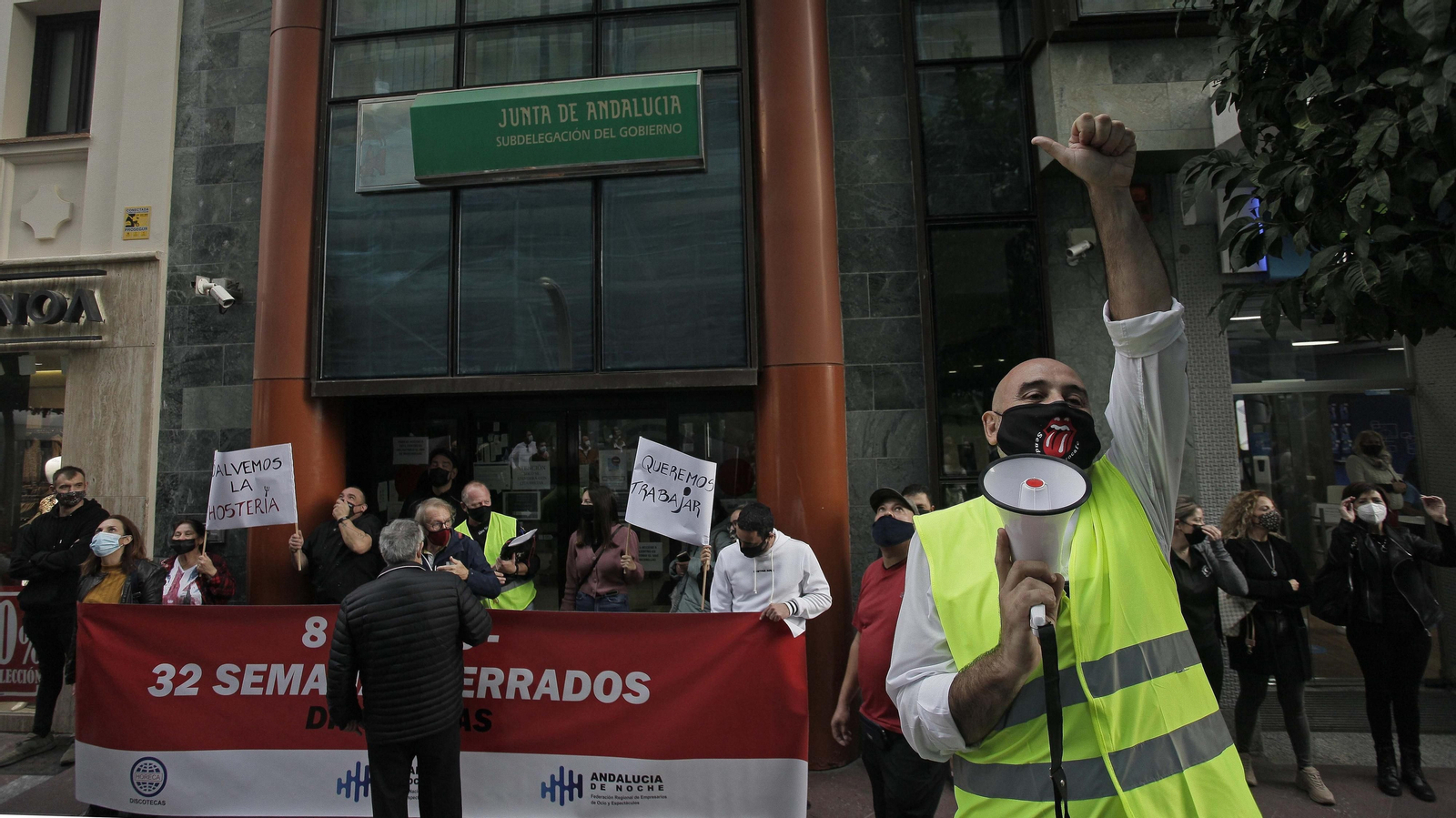 Fotos de la manifestación de la hostelería en Algeciras