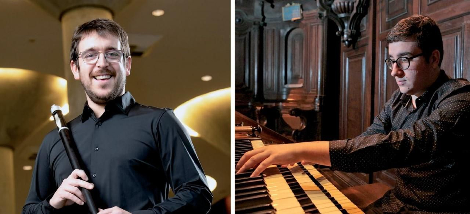 Peio Irigoien (txistu) e Ignacio Arakistain (órgano).