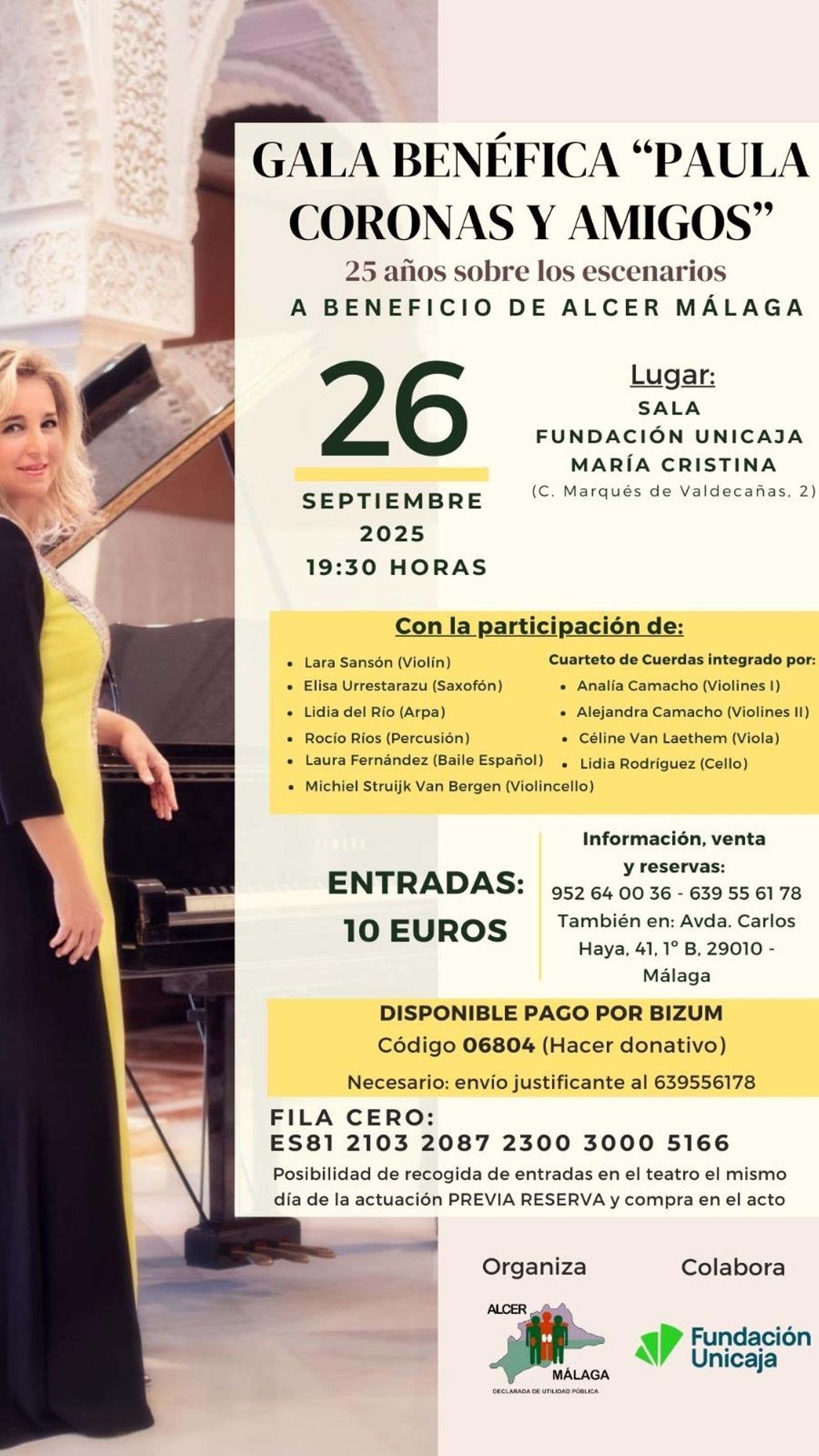 Cartel del concierto.