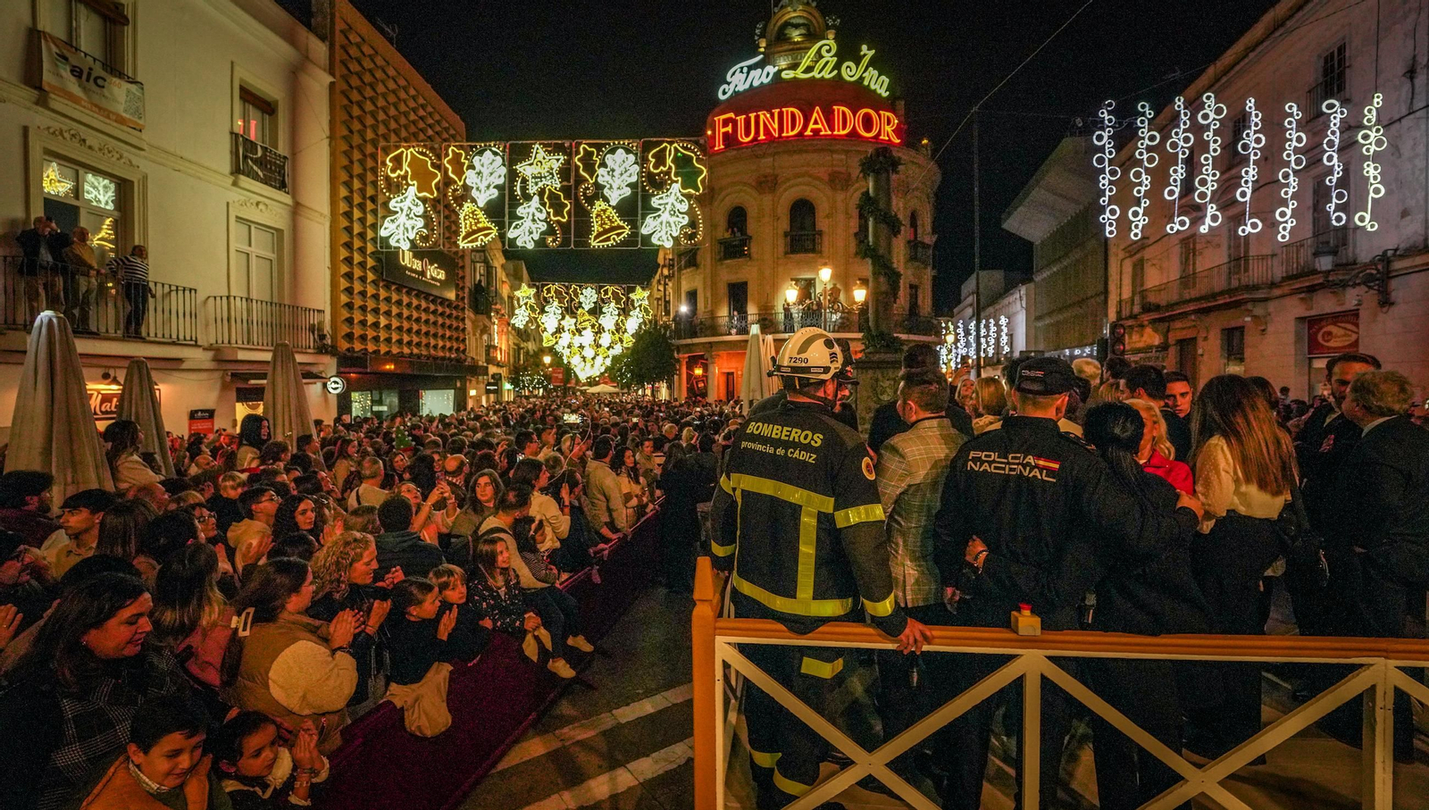 Imágenes del encendido Navideño en Jerez