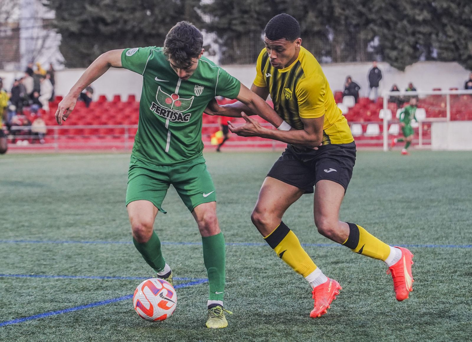 El partido entre en Atarfe y el Cubillas.