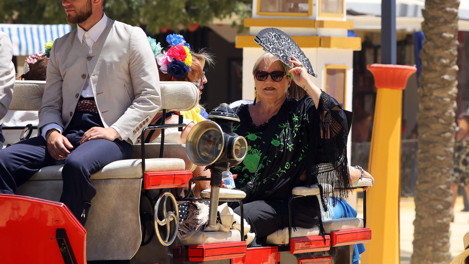 Imágenes del ambiente el miércoles en la Feria de Jerez 2024