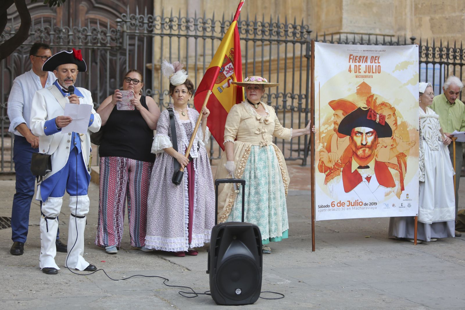 Las fotos del desfile en Málaga en recuerdo a Bernardo de Gálvez