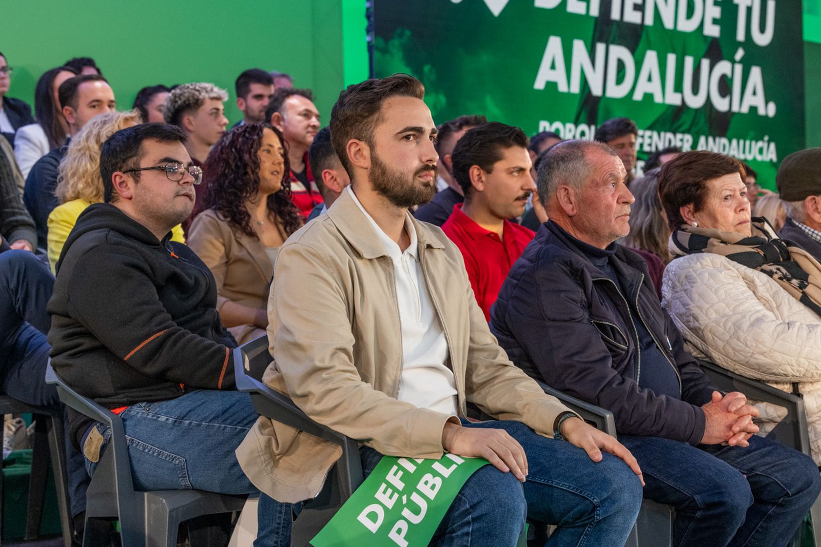 Acto en defensa de los servicios públicos para celebrar el 28F en Jaén