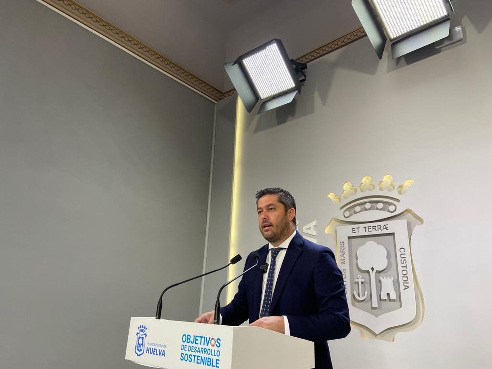 Francisco Baluffo este martes en rueda de prensa.