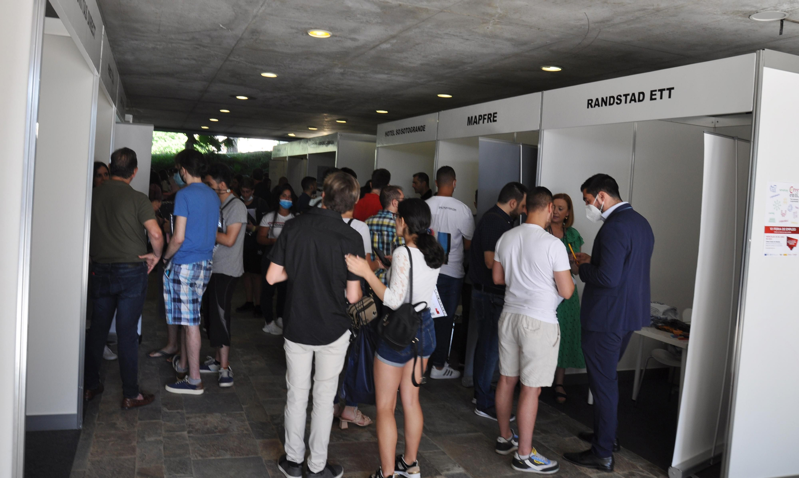 Una edición anterior de la feria de empleo de la Cámara de Comercio.