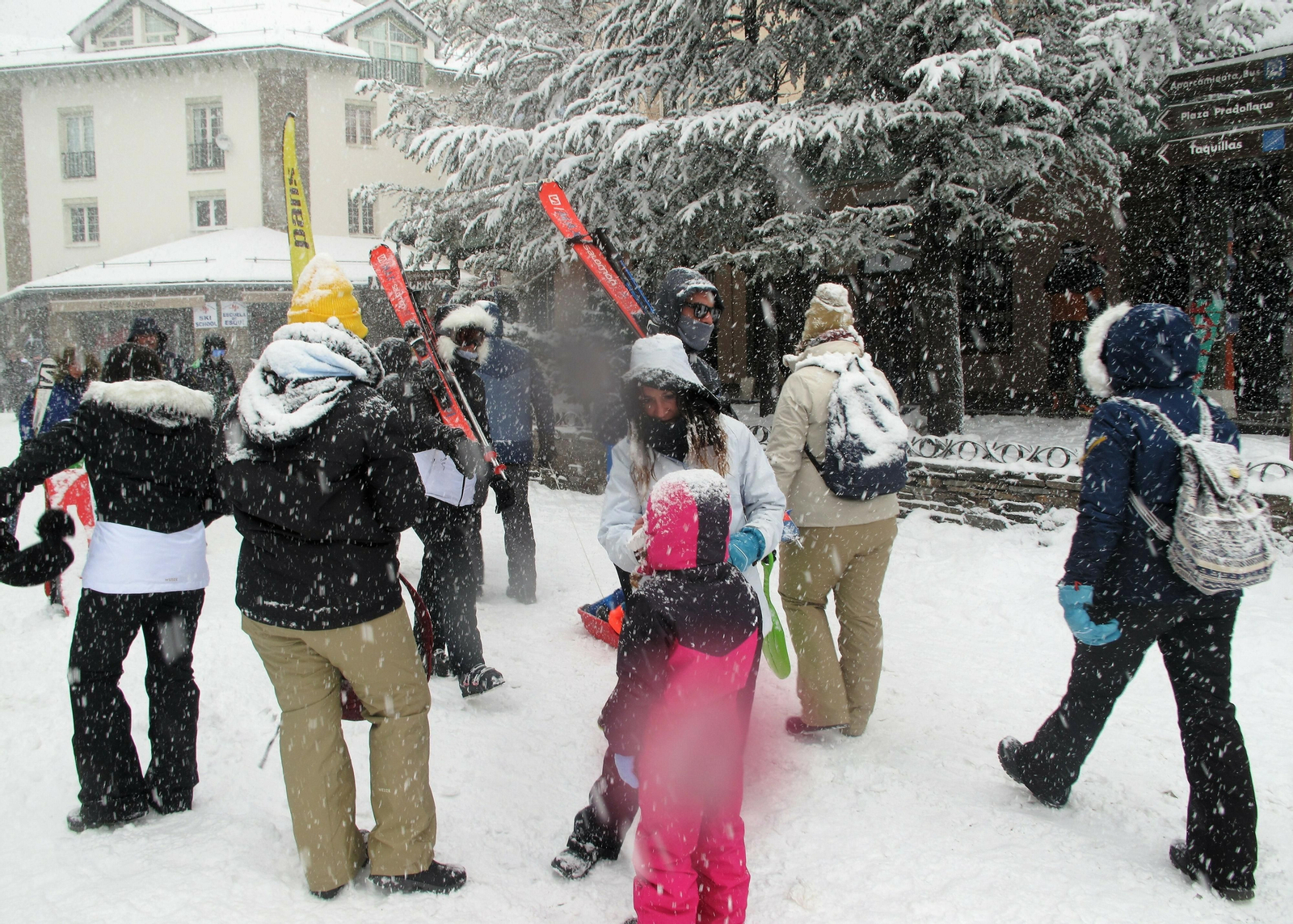 Todas las imágenes del paso del temporal por Granada
