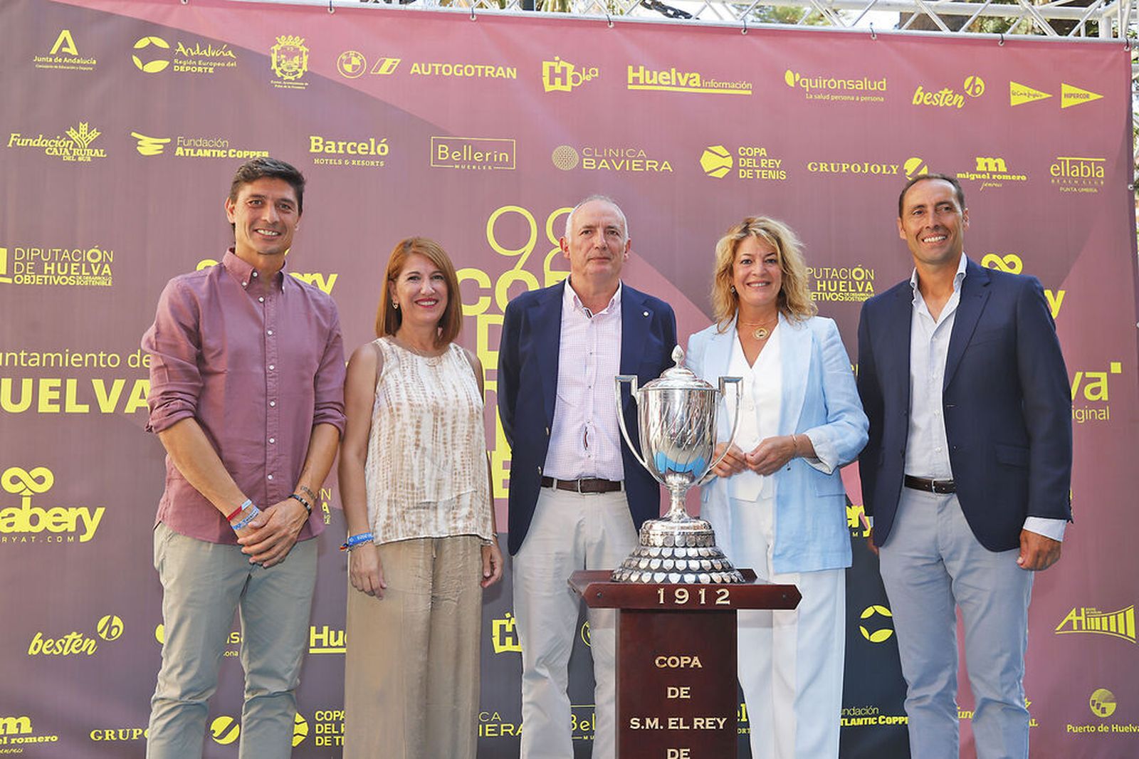 Presentación de la Copa del Rey de tenis en la Casa Colón