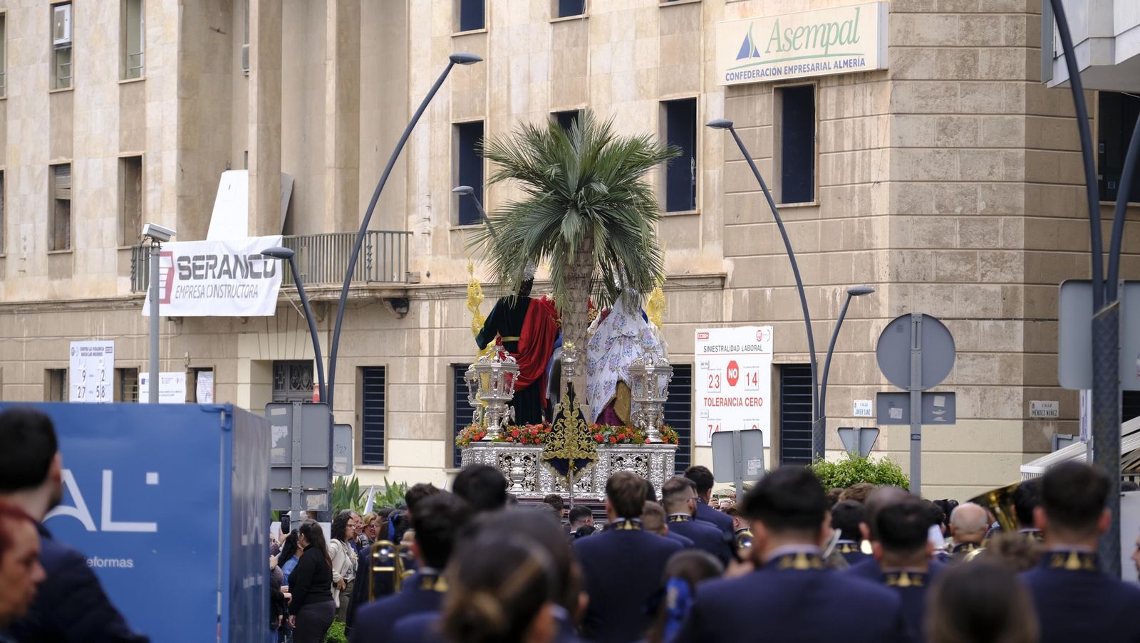 La Borriquita en la Semana Santa de Almería 2025, en imágenes