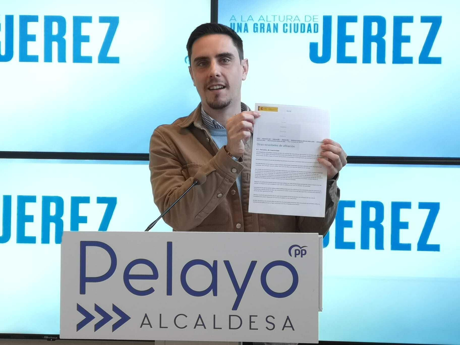 Jaime Espinar, portavoz del PP.