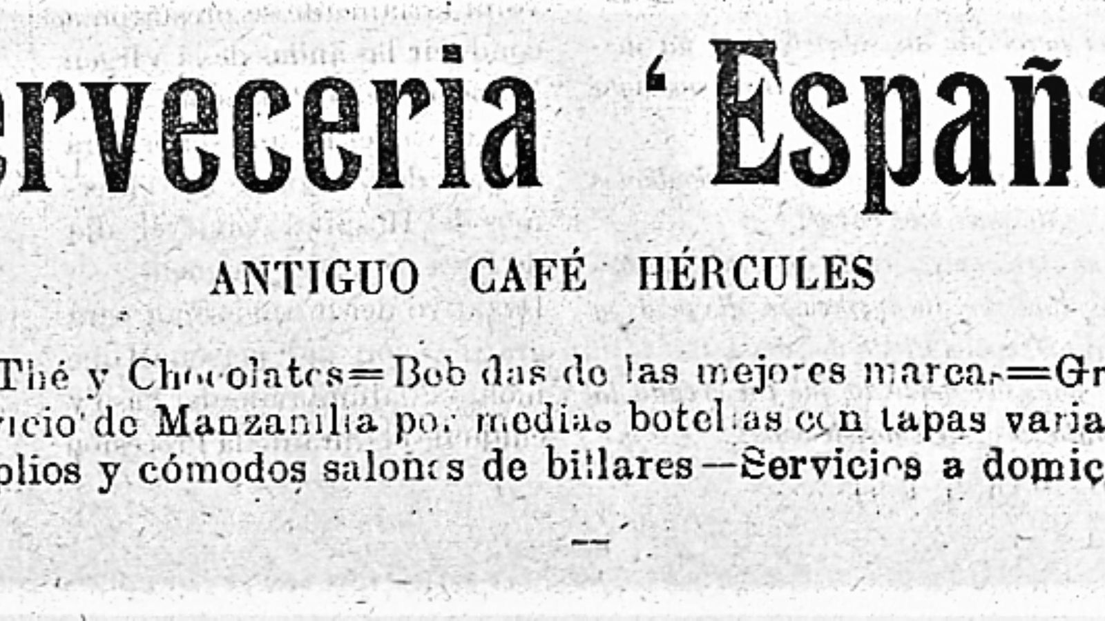 Publicidad cervecería algecireña.