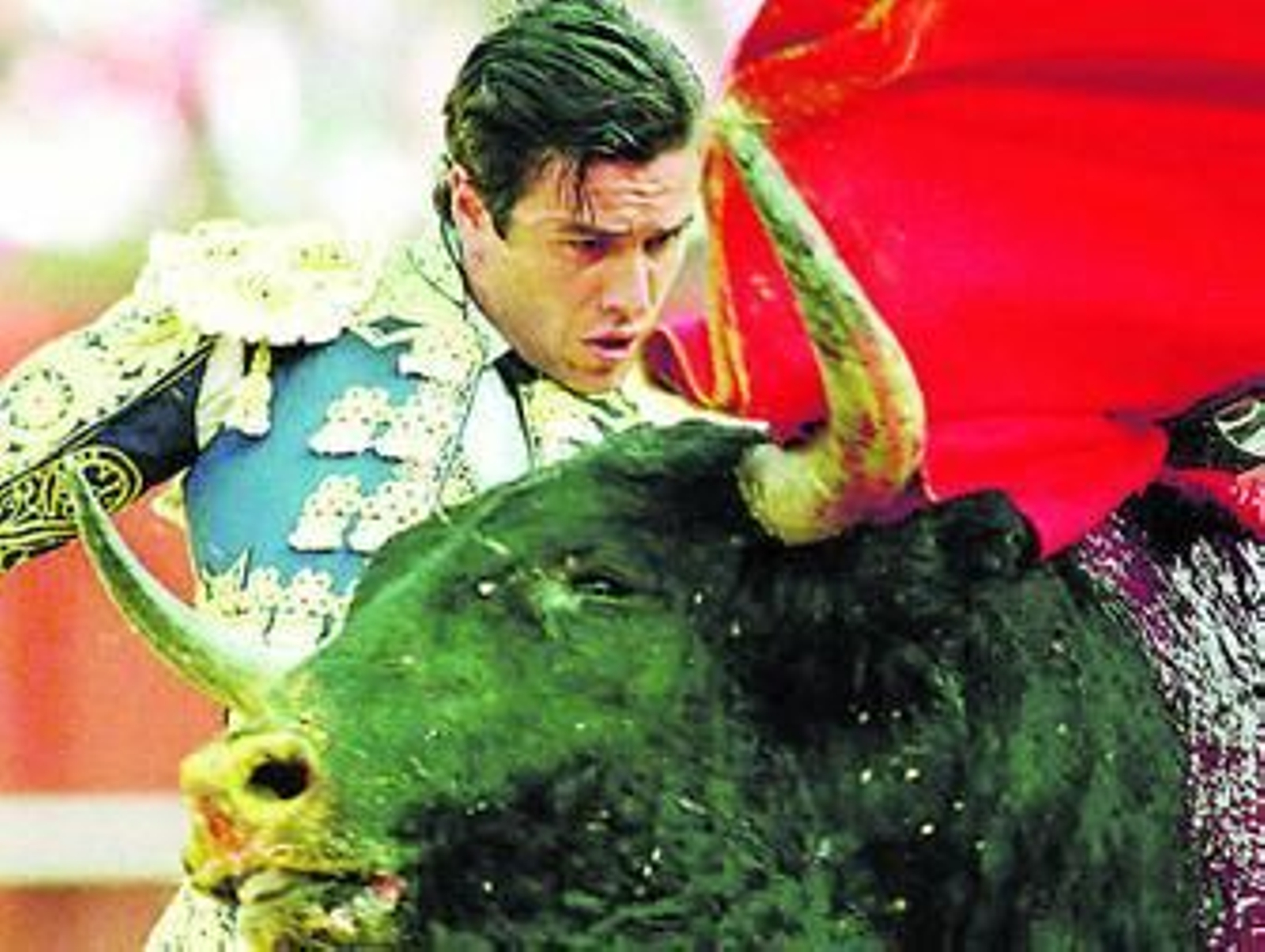 "Joselito" en una de sus intervenciones frente al toro.