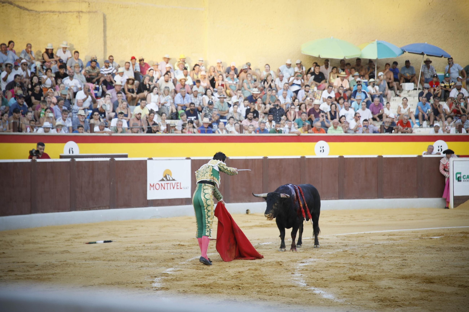Corrida de toros Berja con un toro indultado, en imágenes