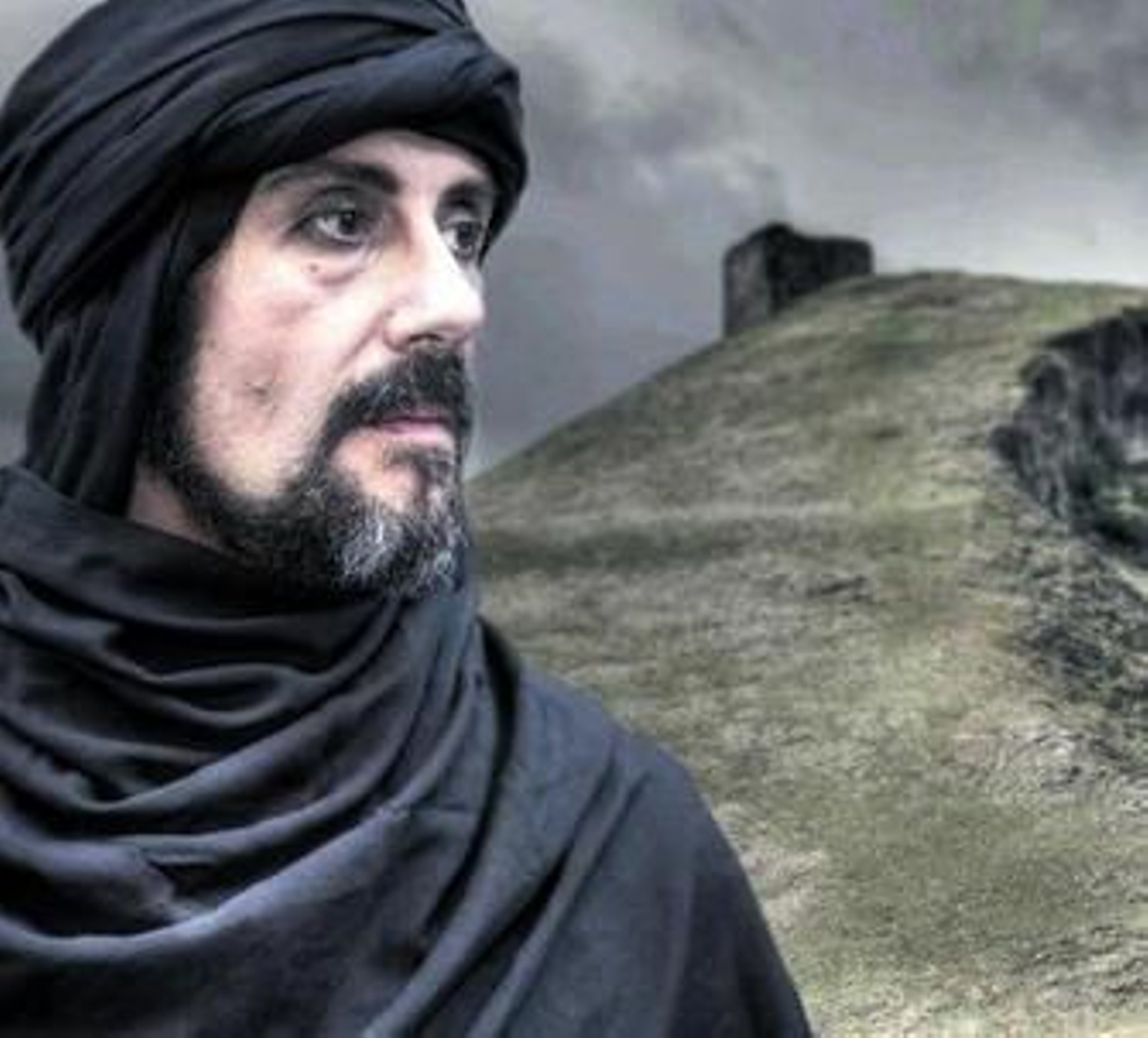 El actor Jon Bermúdez caracterizado para el rodaje.