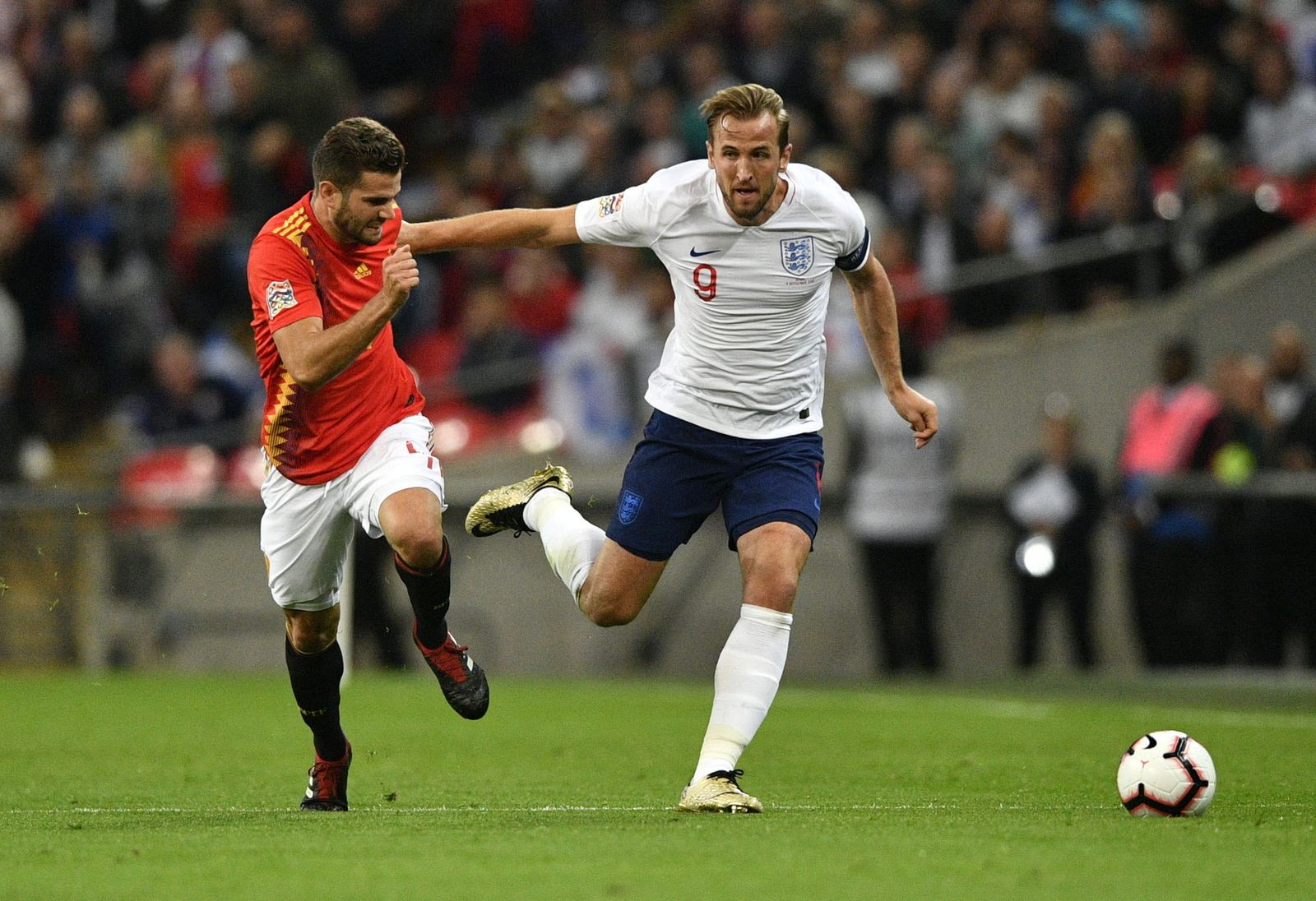 Las imágenes del Inglaterra-España