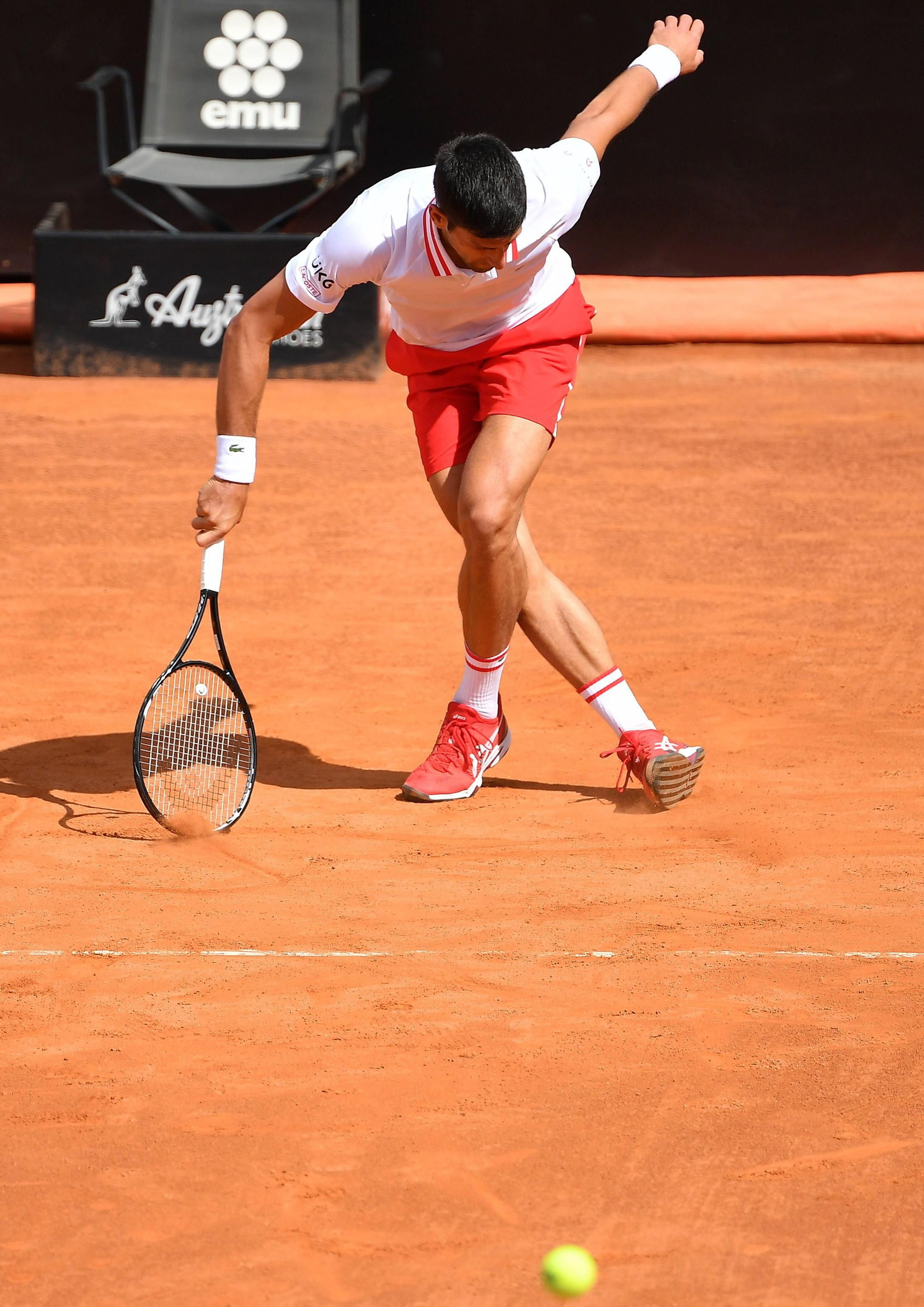 Las fotos de la Alejandro Davidovich ante Novak Djokovic.