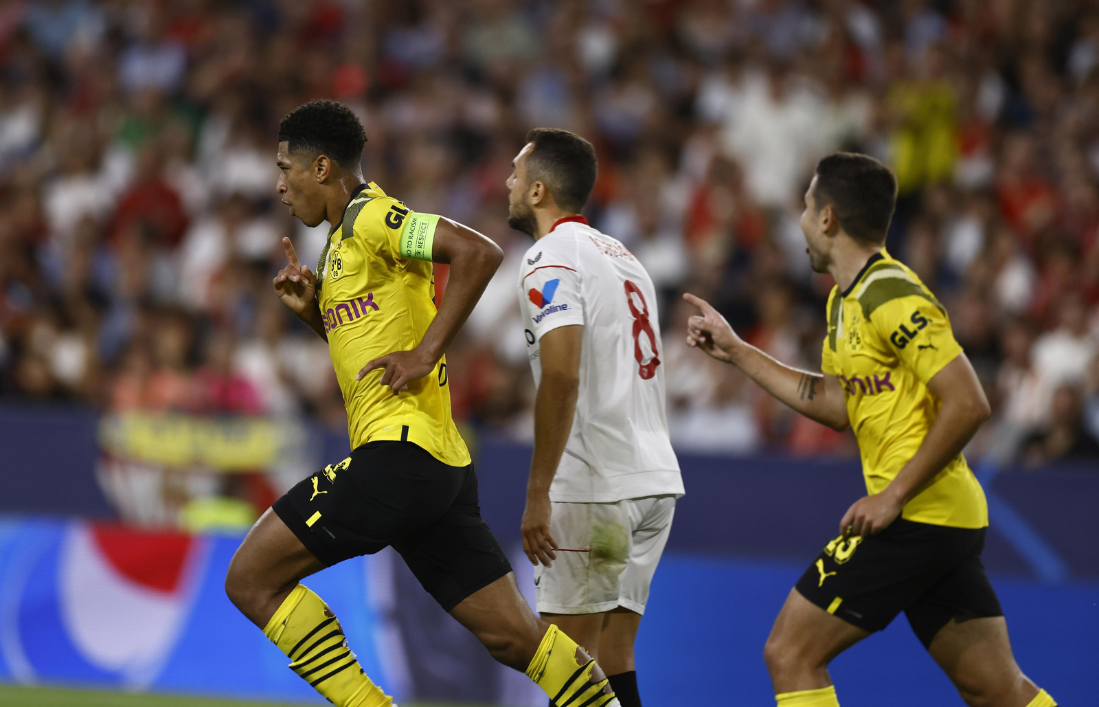 Las imágenes del Sevilla fc-Borussia