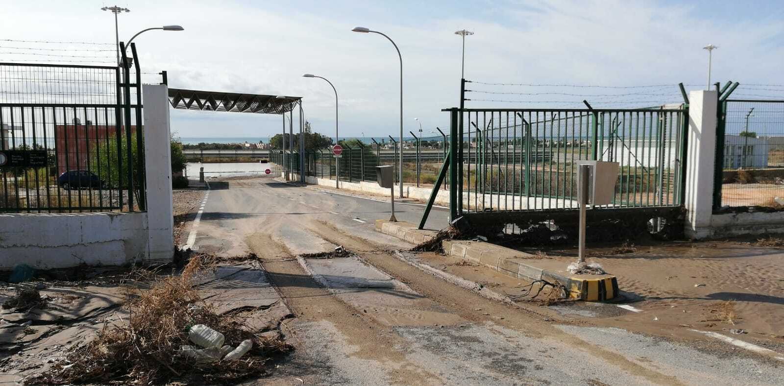 Las imágenes del paso de la gota fría por Almería