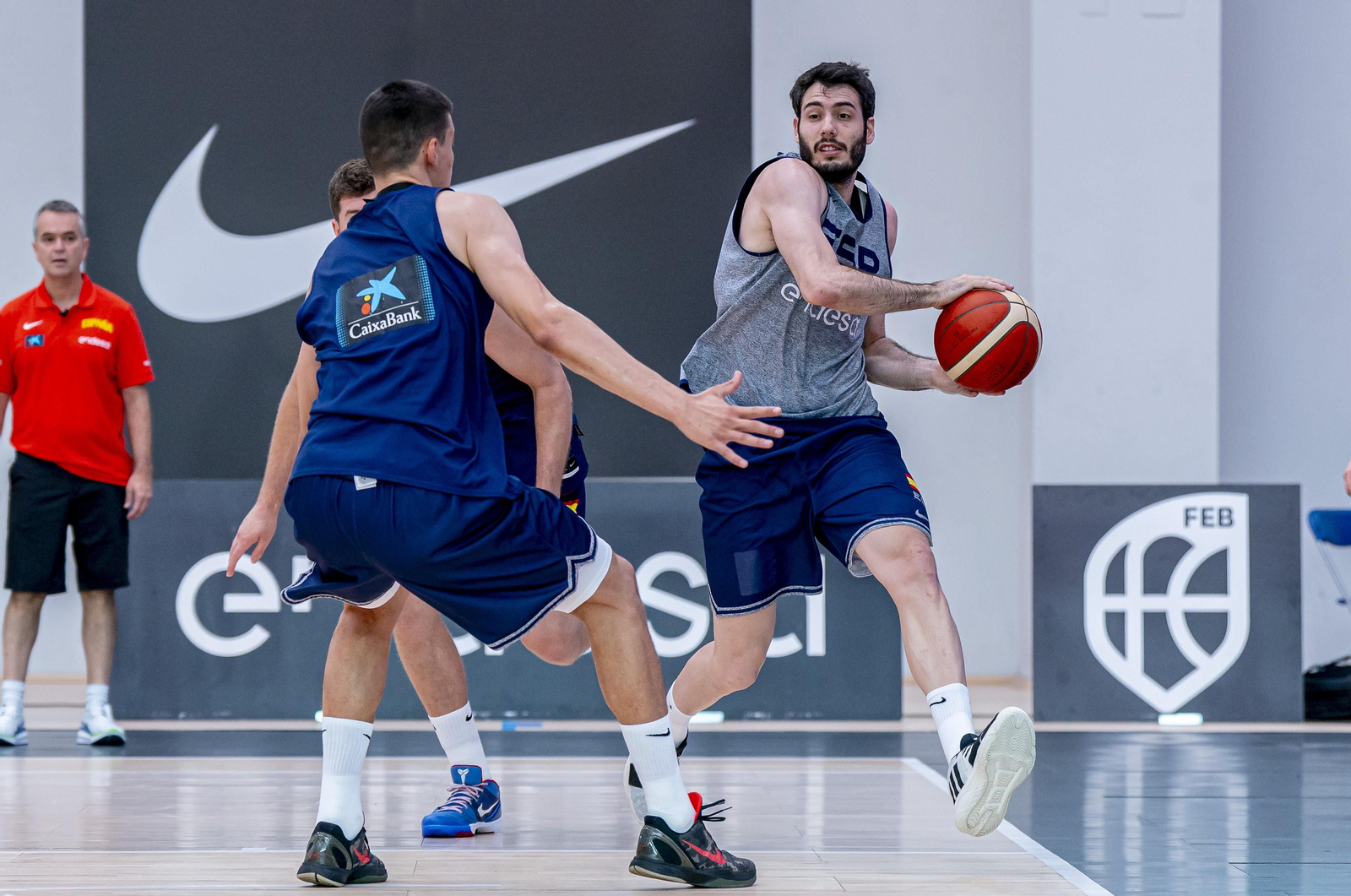 La selección española sigue trabajando en Madrid La selección española sigue trabajando en Madrid