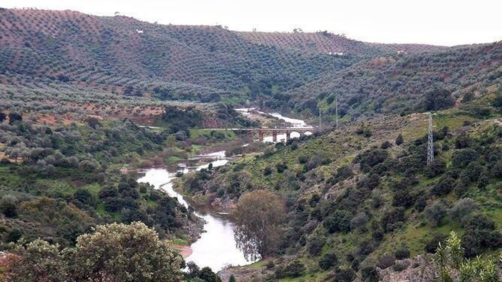 Pantano de El Arenoso, en Montoro. Pantano de El Arenoso, en Montoro.