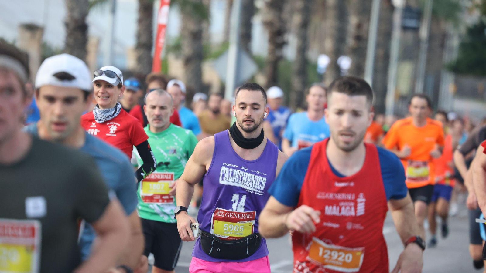 Las mejores fotos de la Maratón de Málaga 2024