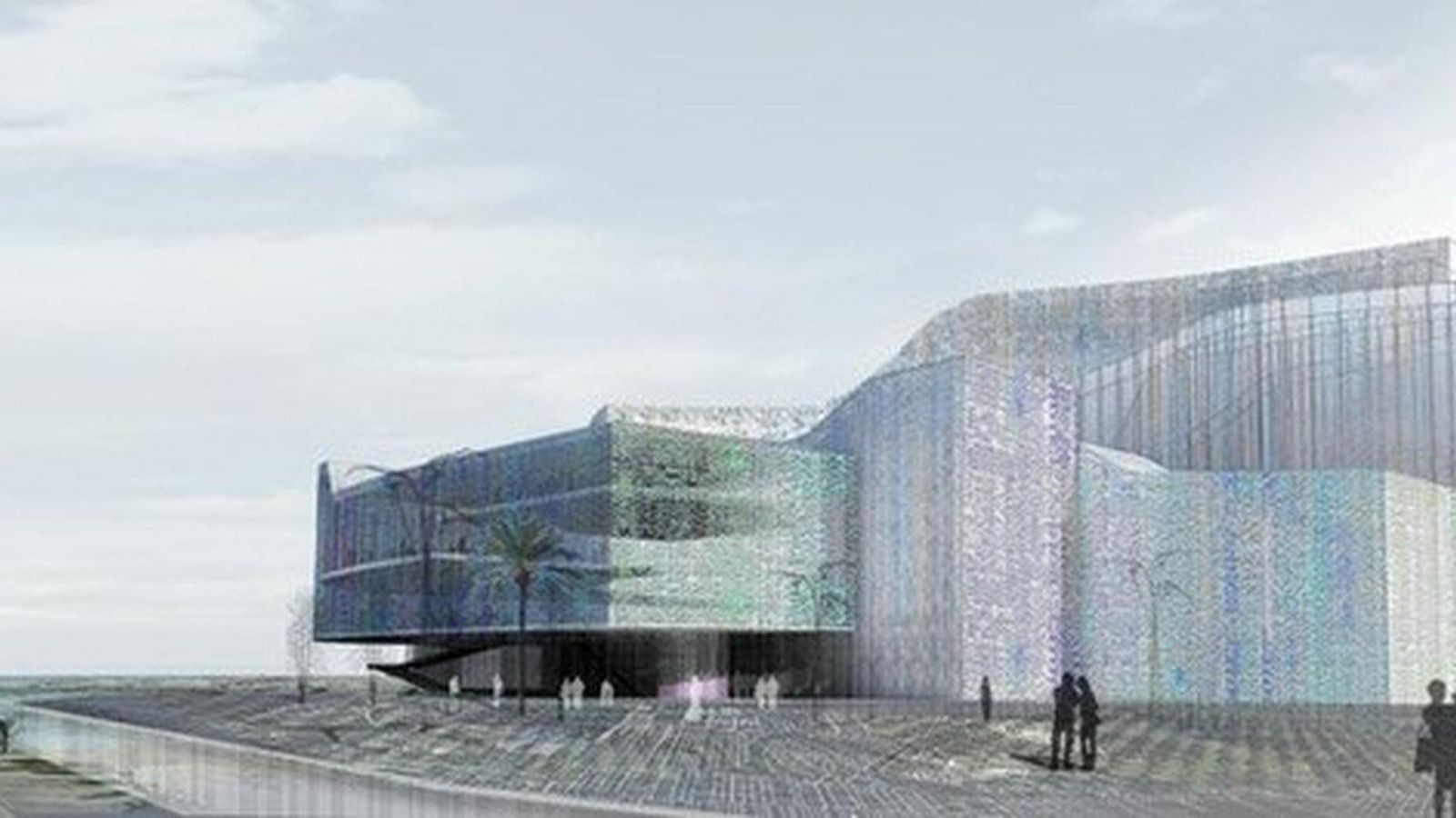 Proyecto arquitectónico de Federico Soriano y Agustín Benedicto para el Auditorio de Málaga.