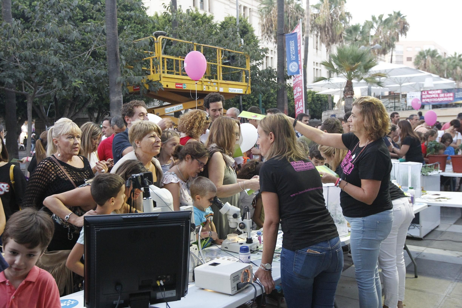 Fotogalería Noche Europea de los Investigadores. Universidad de Almería-UAL