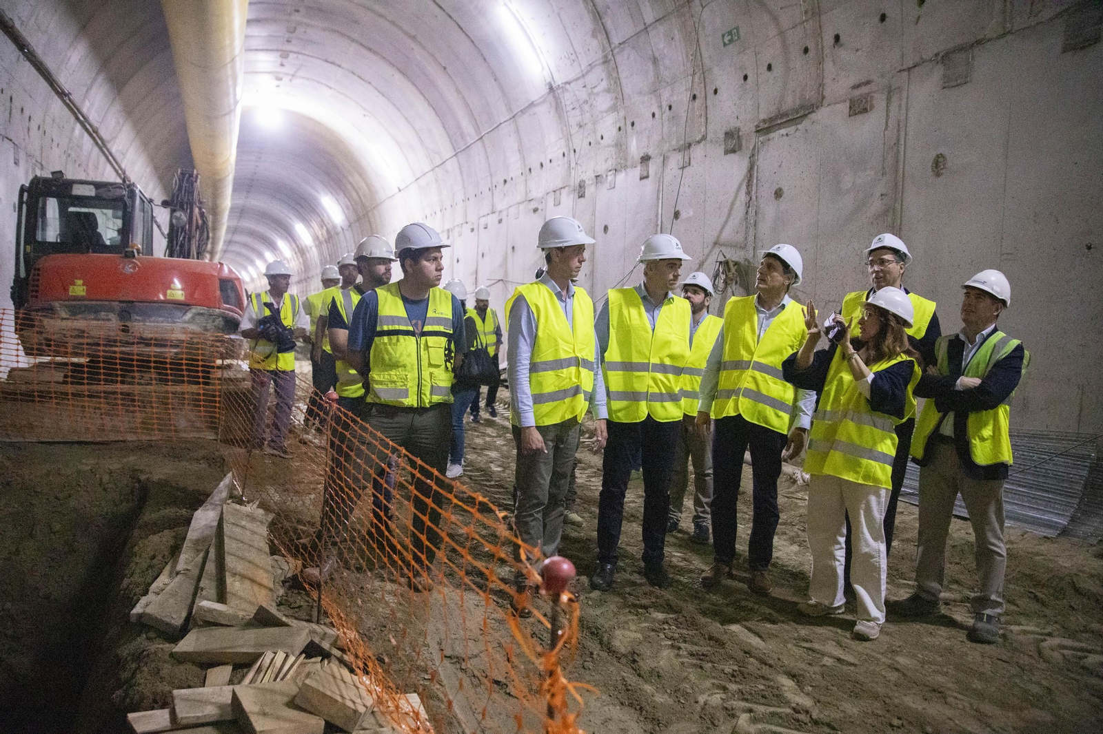 Así avanzan las obras del túnel de Viator del Ave