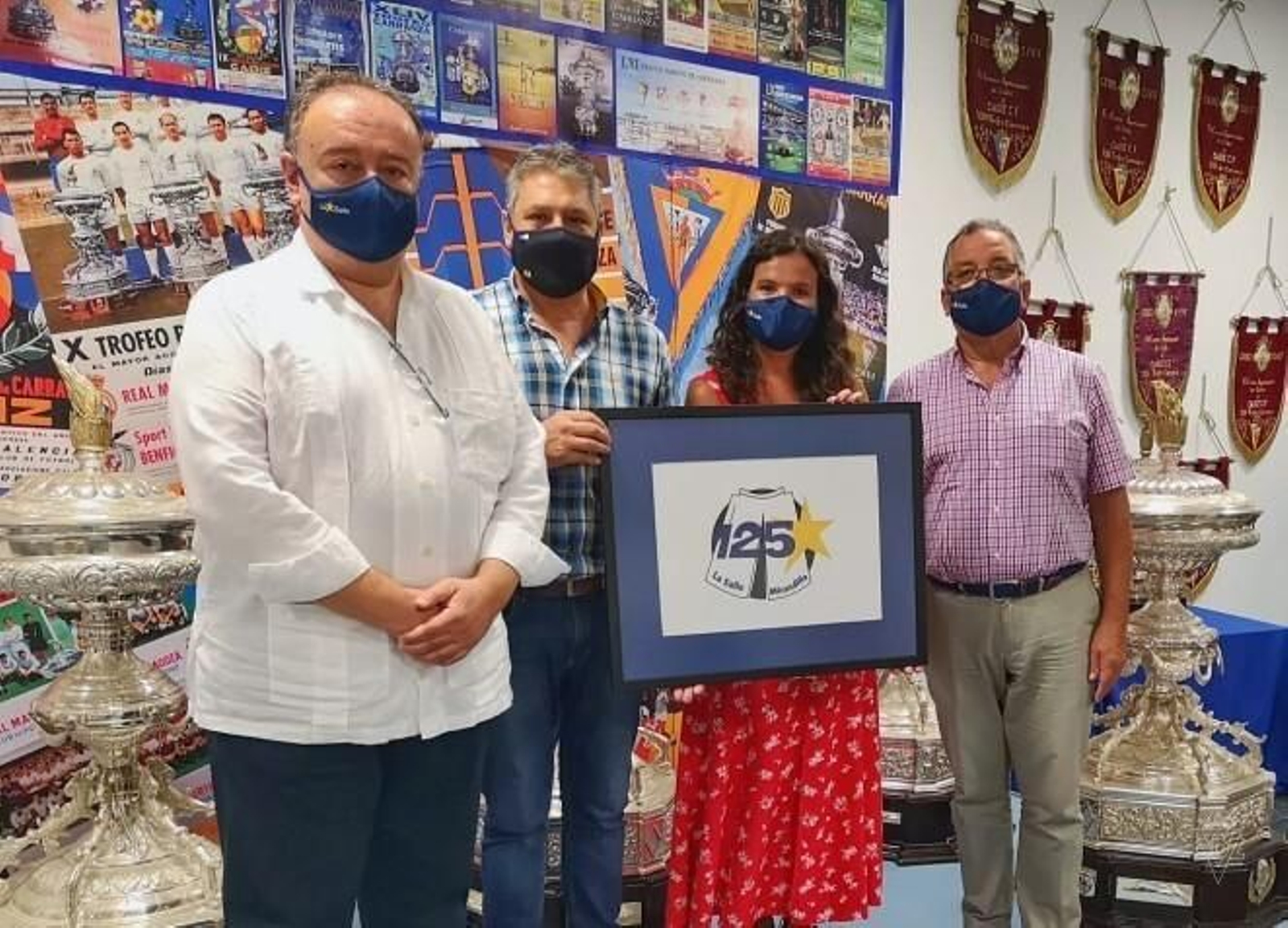 Representantes del Cádiz y La Salle Mirandilla.