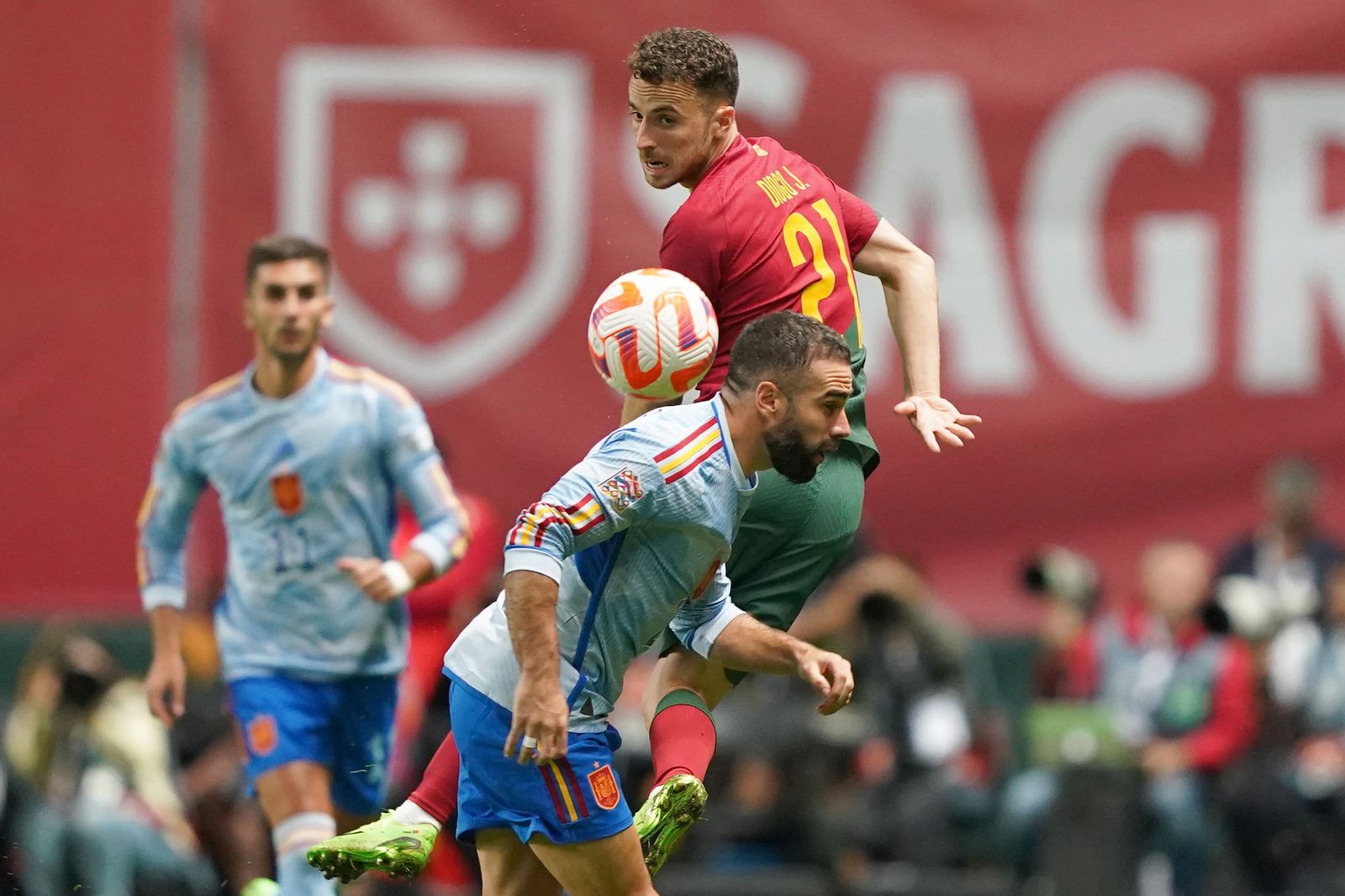 Las imágenes del triunfo de España en Portugal