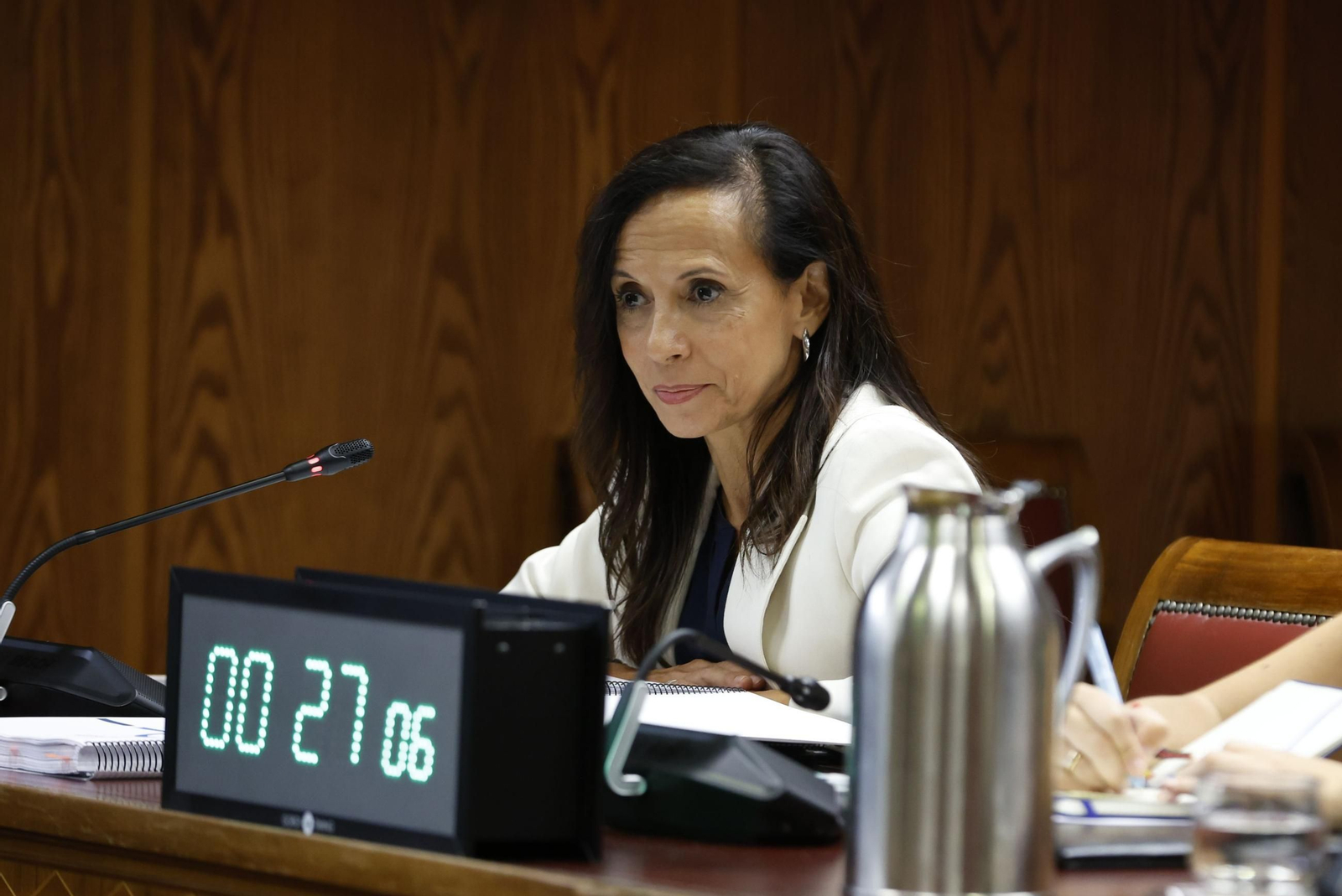 La presidenta de Redeia, Beatriz Corredor, comparece ante la comisión de Senado que estudia el apagón peninsular del pasado 28 de abril