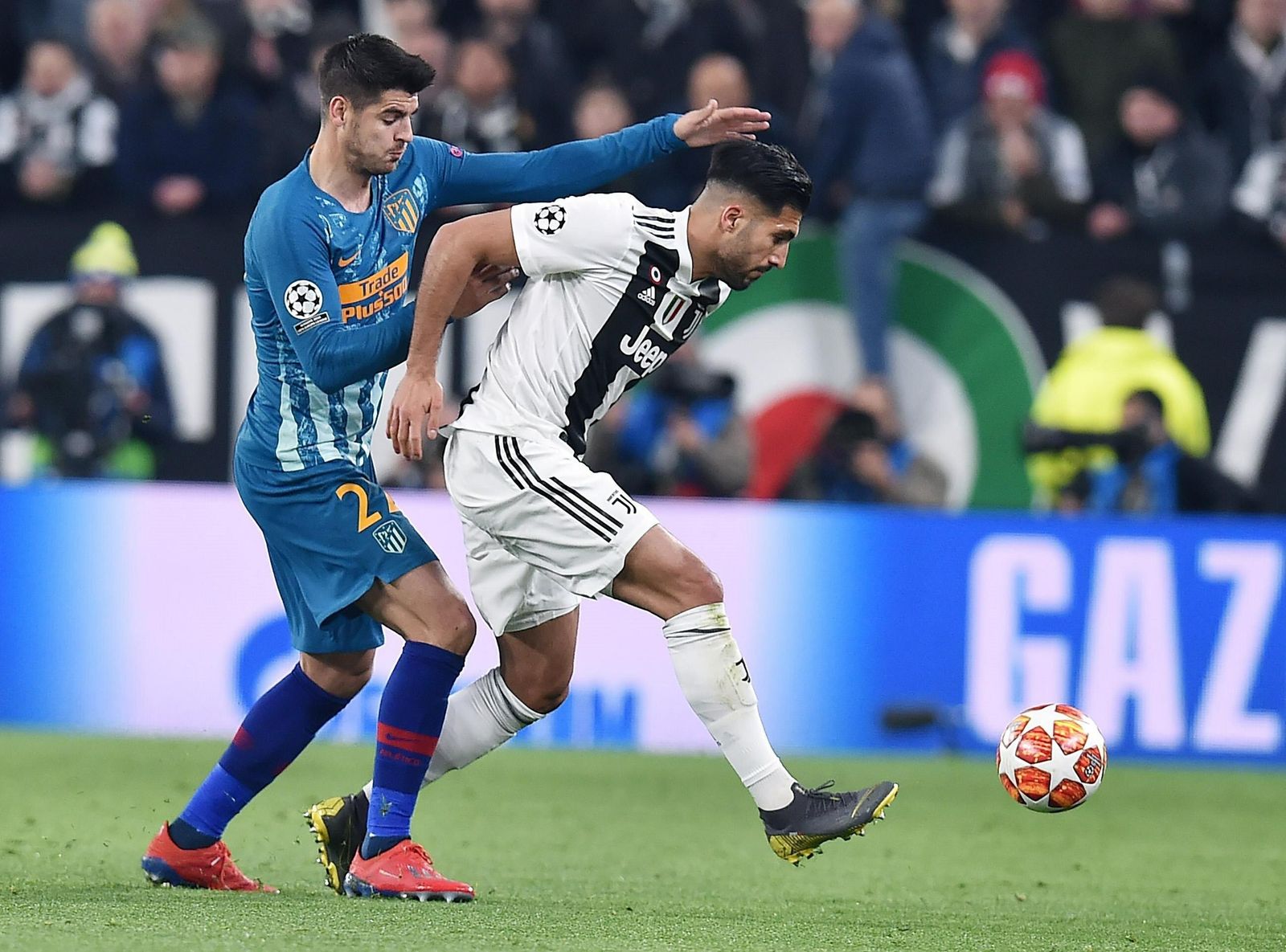 Las imágenes del Juventus-Atlético de Madrid de Champions