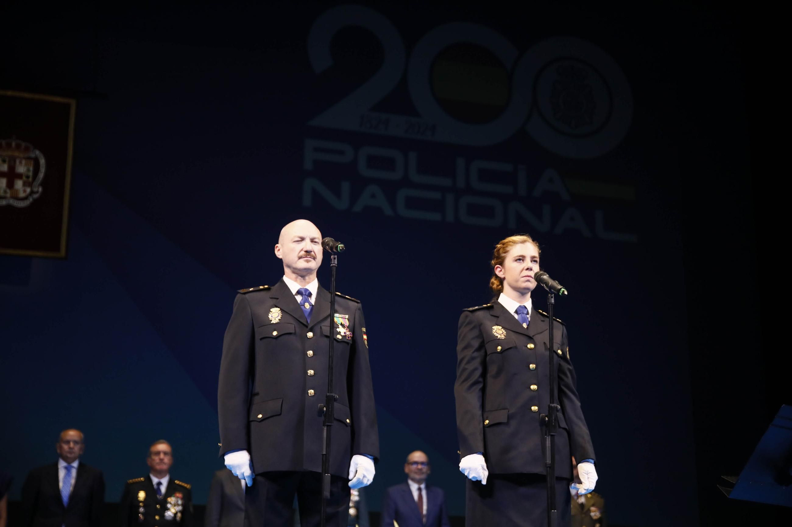 Las imágenes de la celebración del Patrón de la Policía Nacional en Almería, los Santos Ángeles Custodios