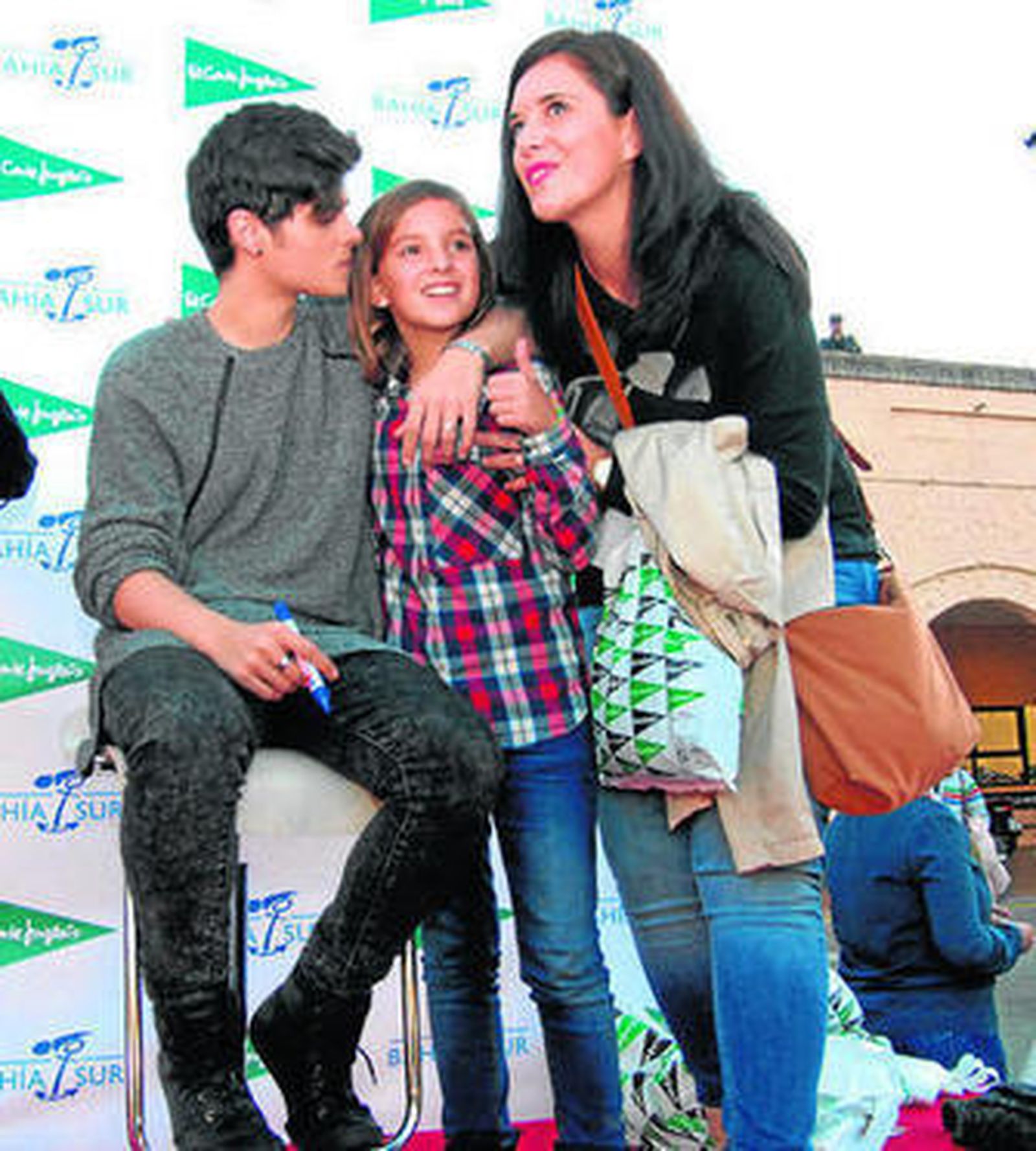 Abraham Mateo, en la firma de discos que protagonizó en noviembre.