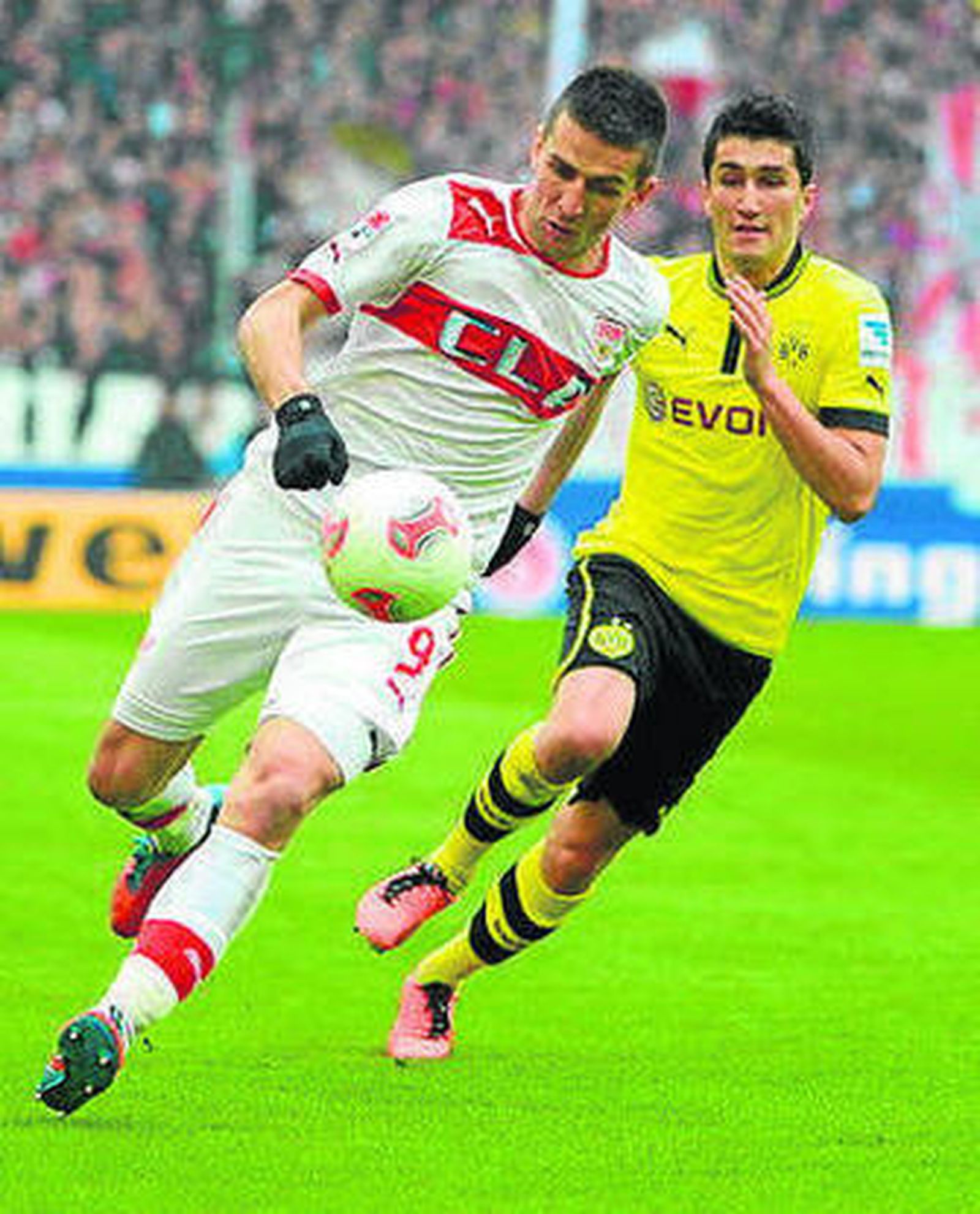 Sahin, ante el Stuttgart.