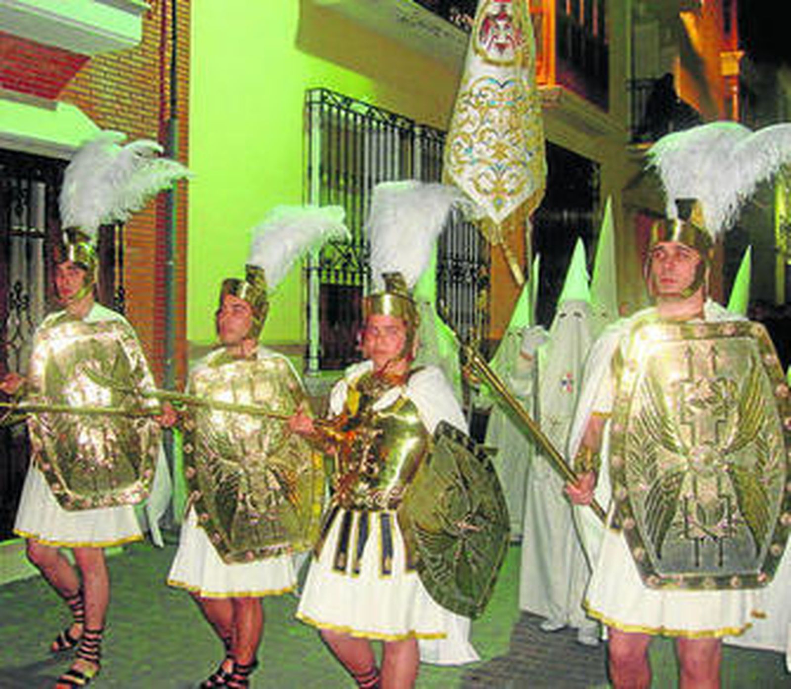 Los romanos escoltaron al Cautivo.