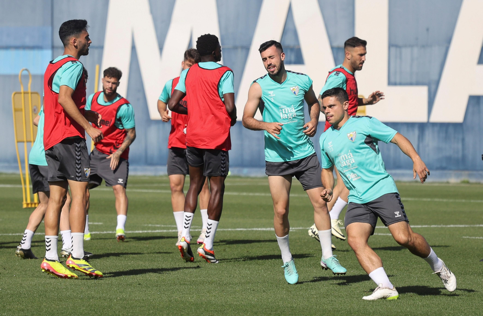 Pellicer aprieta en la vuelta del Málaga CF al trabajo