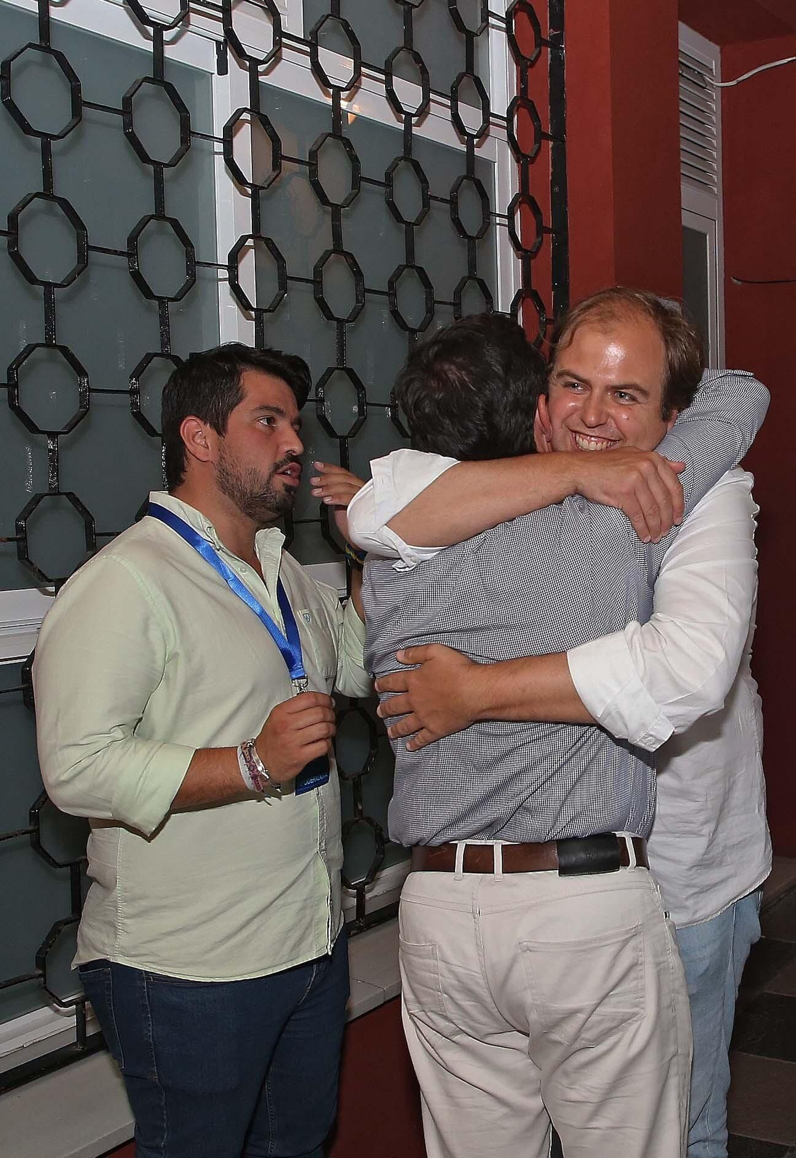 Fotos de la victoria de  José Ignacio Landaluce en las elecciones municipales de Algeciras 2023